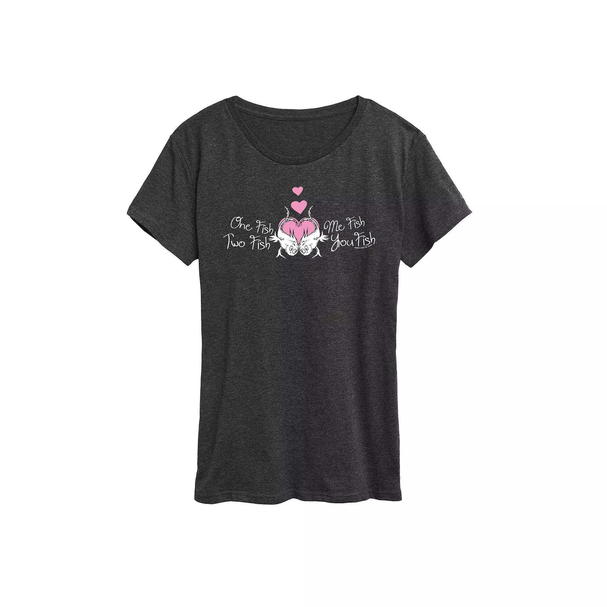 Womens Barbie Varsity Malibu Seal Graphic Tee Heather Grey Product Image