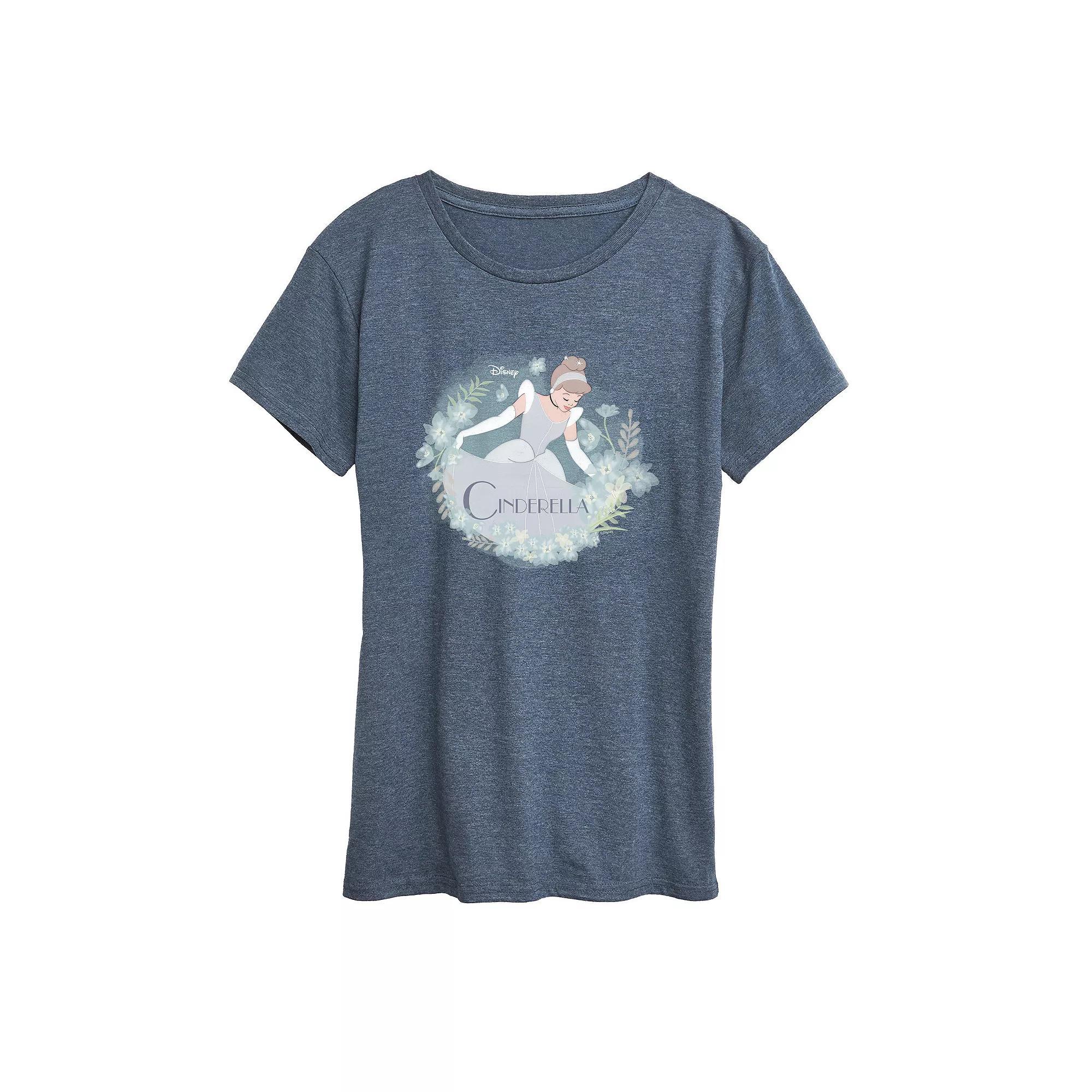 Womens Lifes Batter With Cake Graphic Tee Blue Product Image