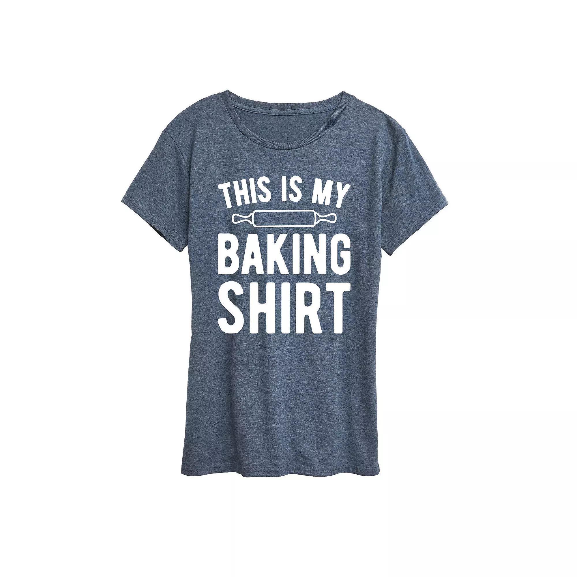 Womens Hilton Head Island Collegiate Graphic Tee Grey Blue Product Image