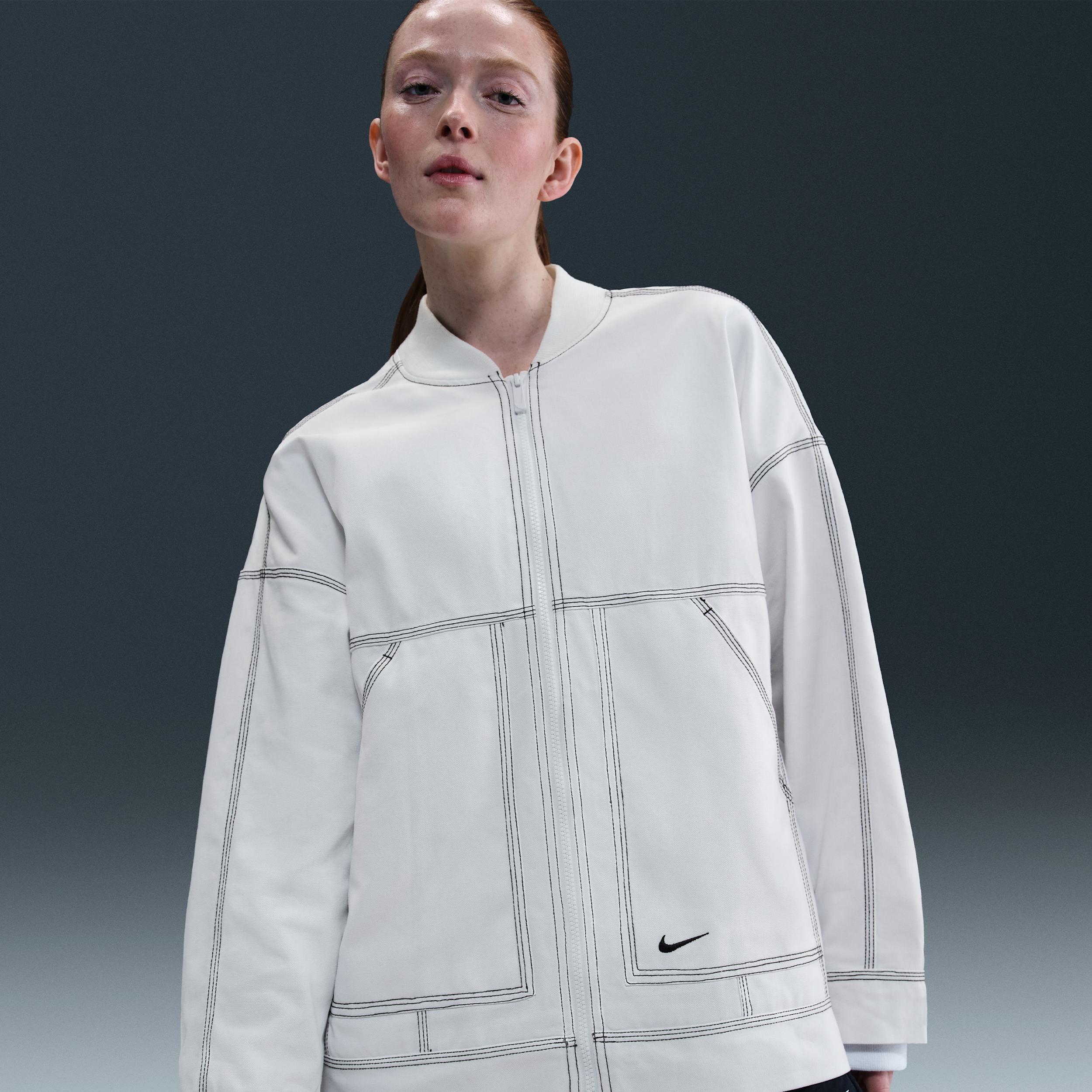 Women's Nike Sportswear Oversized Graphic Cargo Jacket Product Image