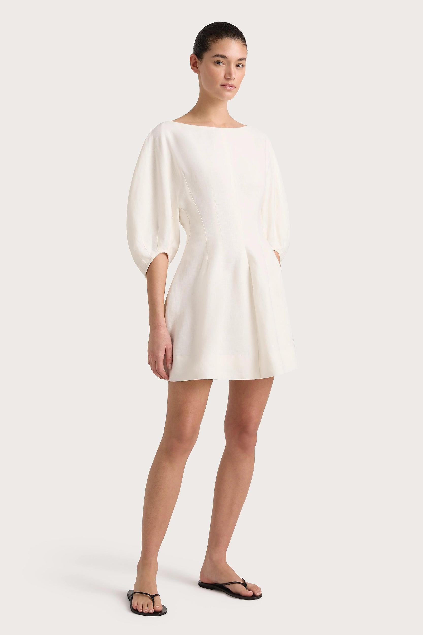 Lowen Mini Dress White Product Image