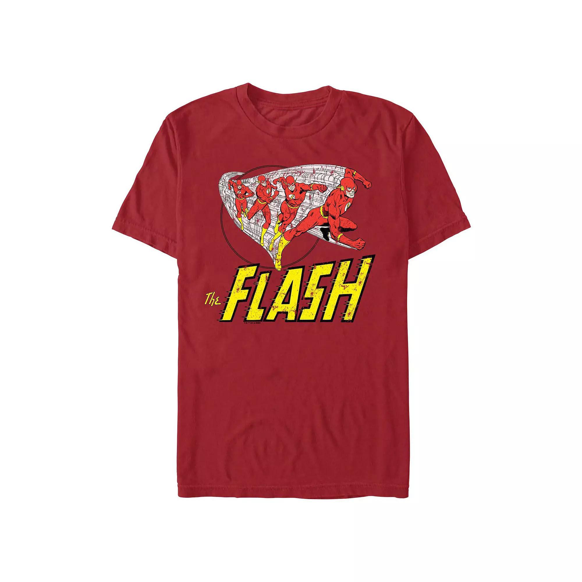 Men's The Flash Speedster Poster Graphic Tee, Size: XXL, Red Product Image