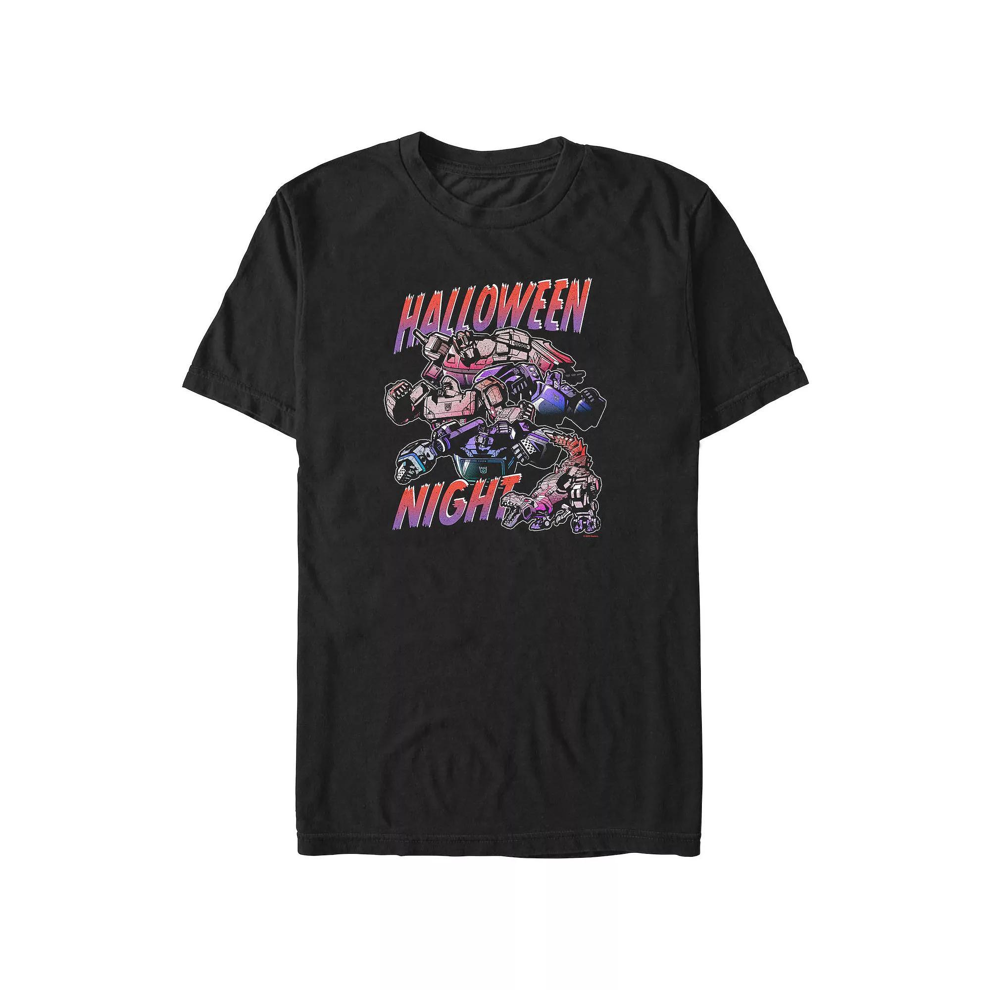 Men's Transformers Evergreen Halloween Night Graphic Tee, Size: 3XB, Black Product Image