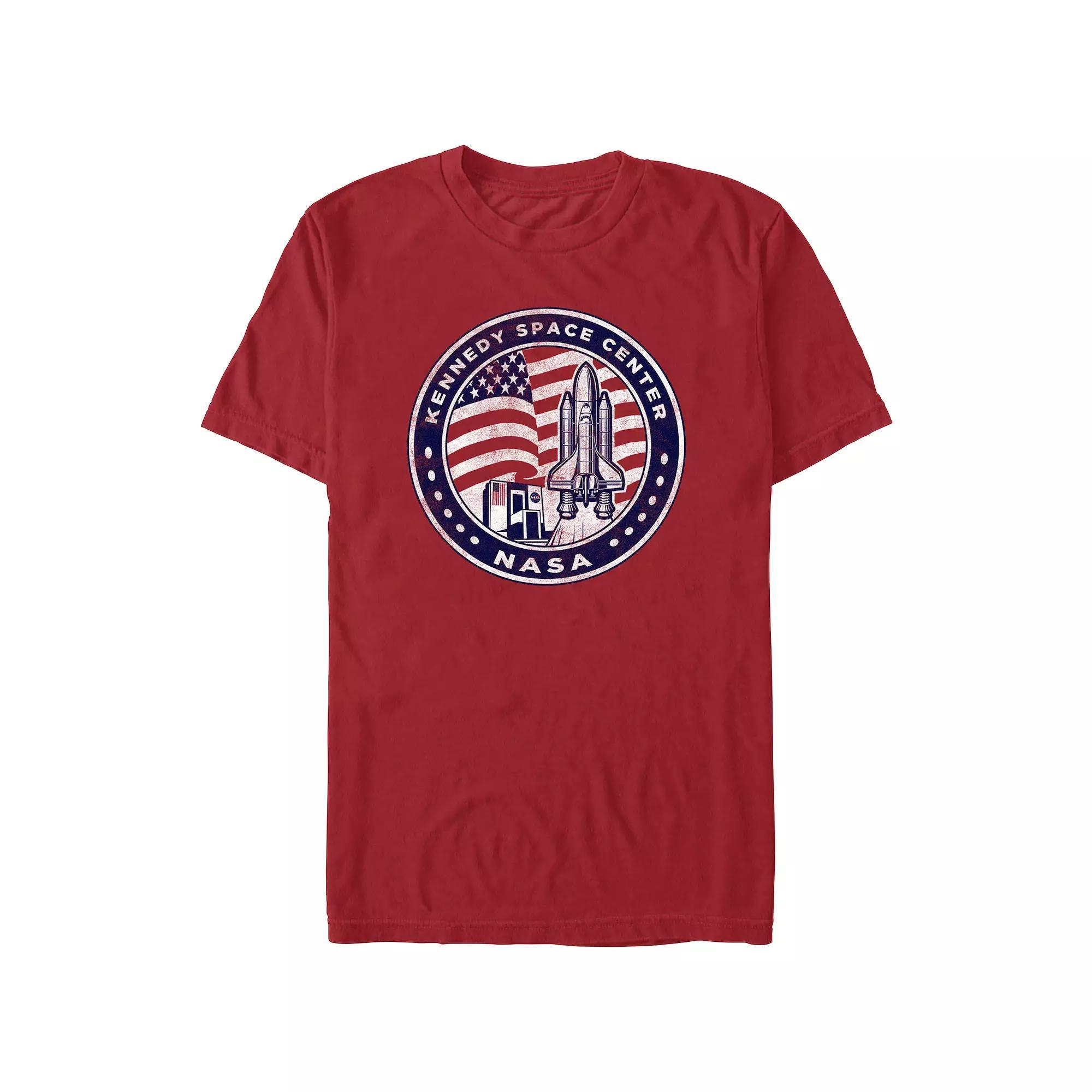 Men's Nasa Kennedy Space Center Graphic Tee, Size: XL, Red Product Image