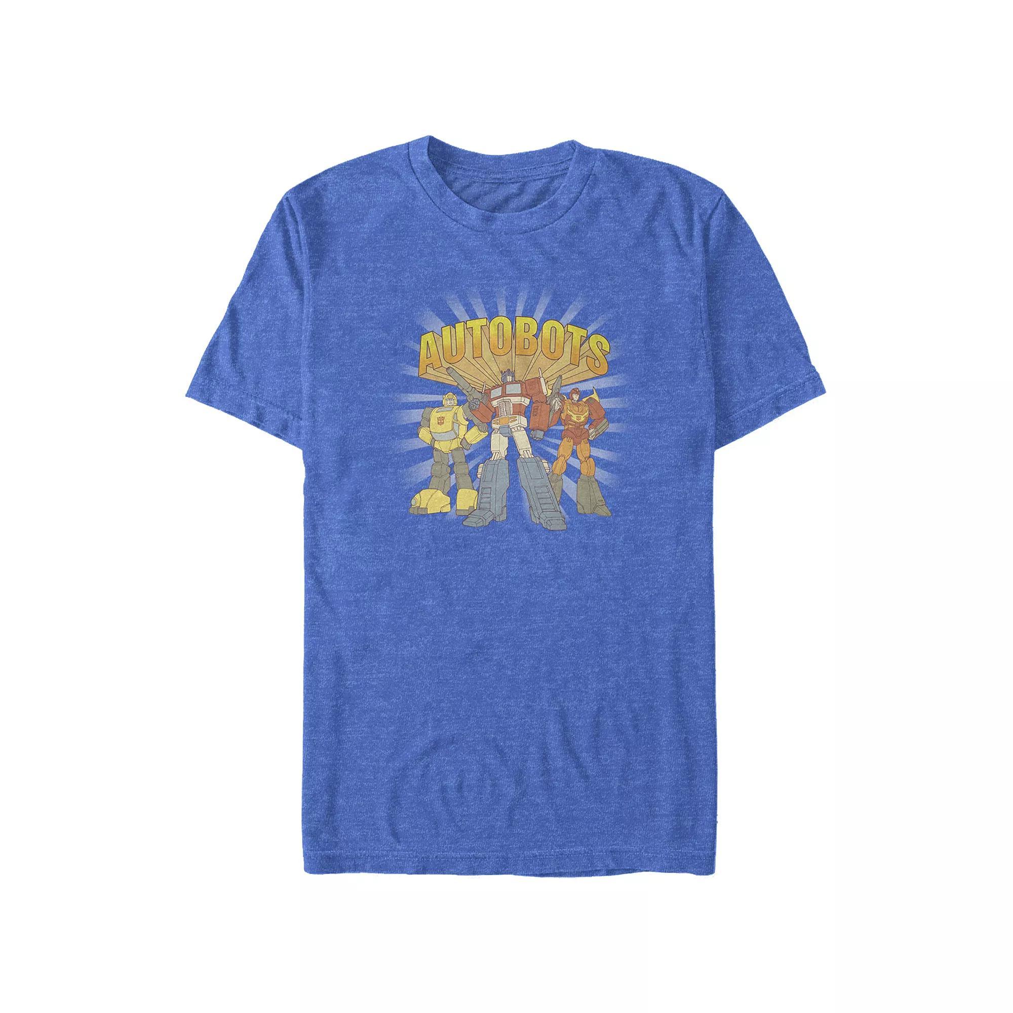 Big & Tall Transformers Autobots Trio Graphic Tee, Men's, Size: 3XL, Royal Grey Product Image