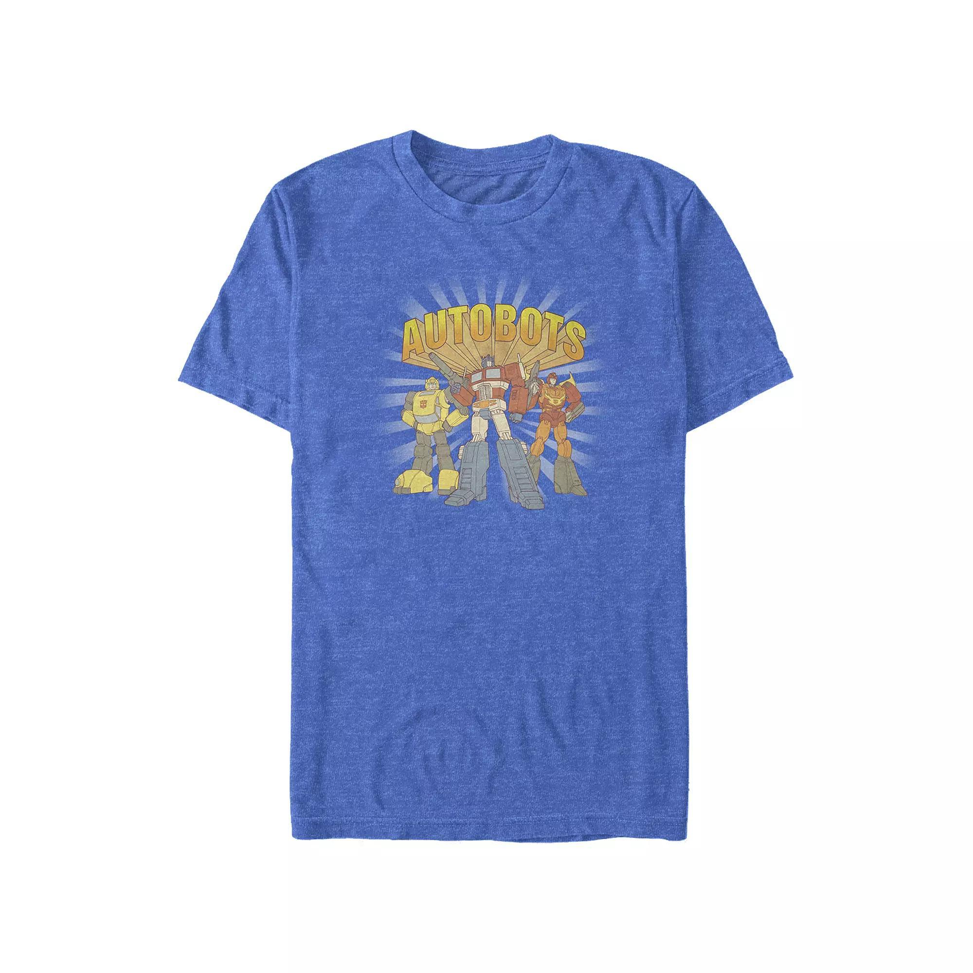 Big & Tall Transformers Autobots Trio Graphic Tee, Men's, Size: 3XL, Royal Grey Product Image