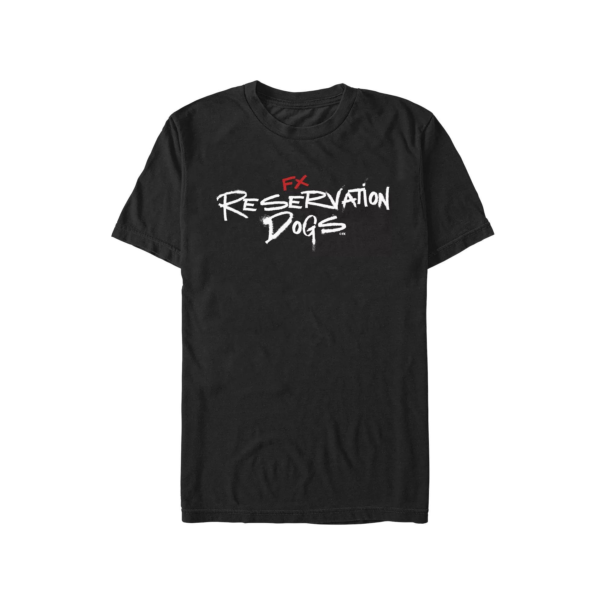 Men's Reservation Dogs Title Logo Graphic Tee, Size: Medium, Black Product Image