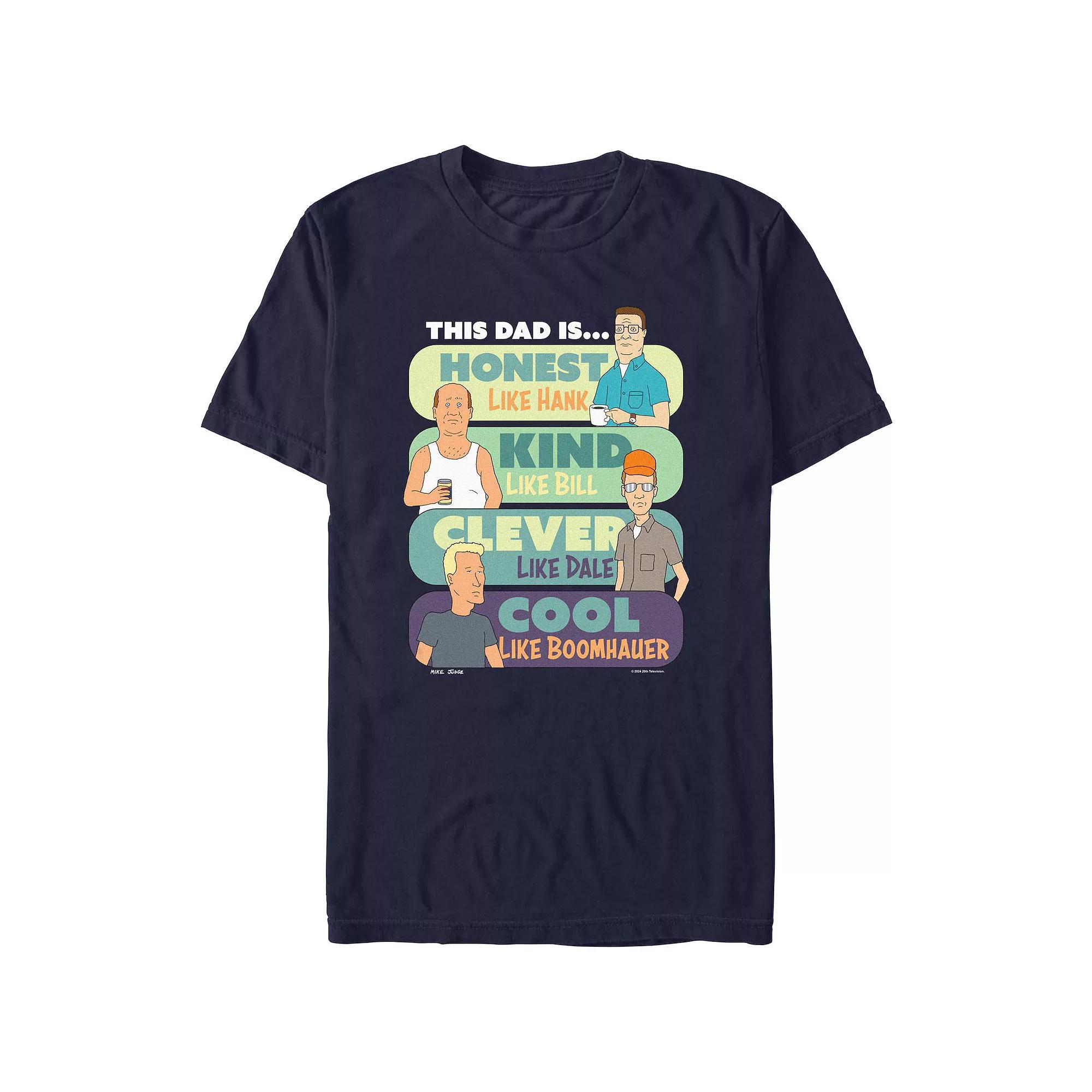 Men's King Of The Hill This Dad Is Graphic Tee, Size: Medium, Blue Product Image