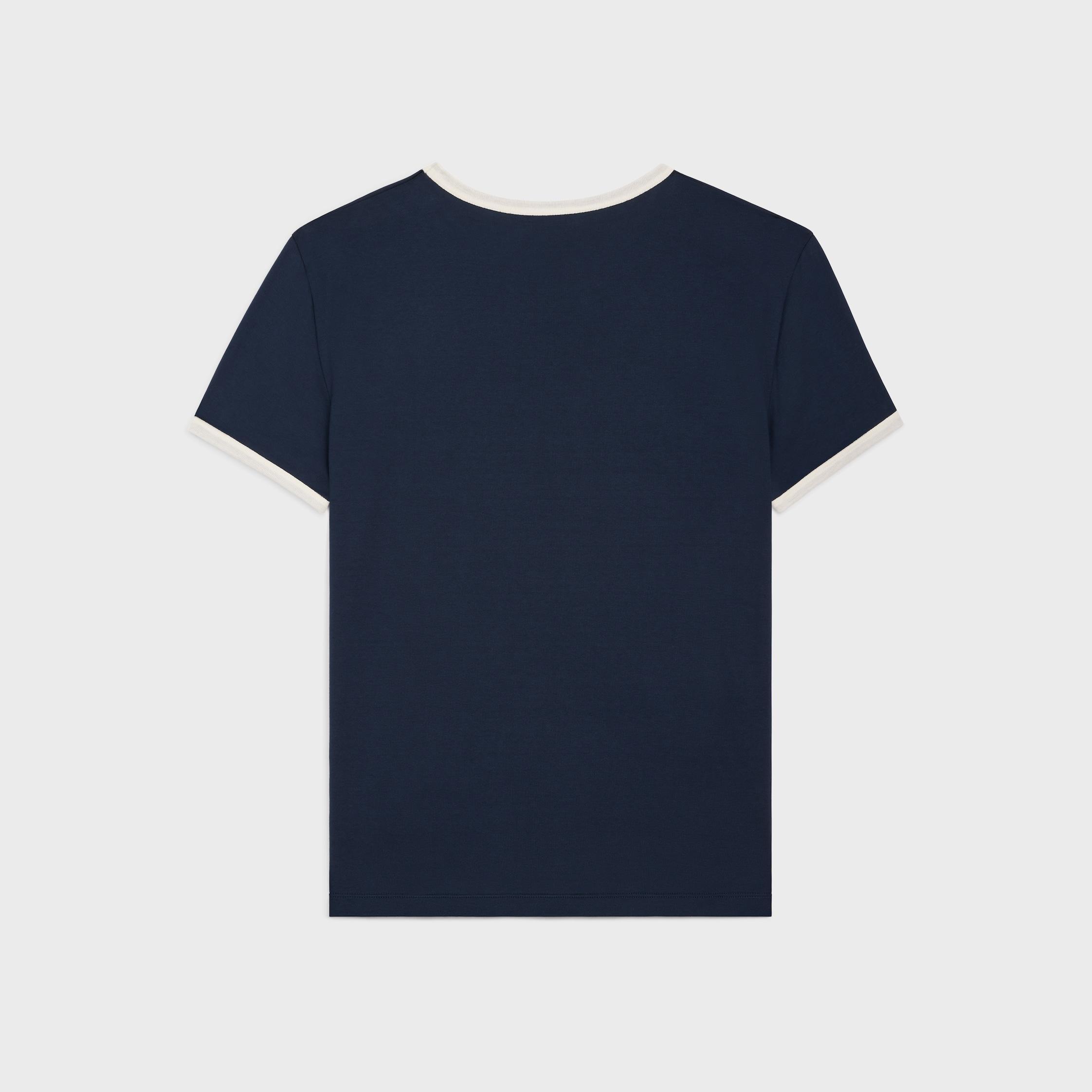celine regular t-shirt in cotton jersey Product Image