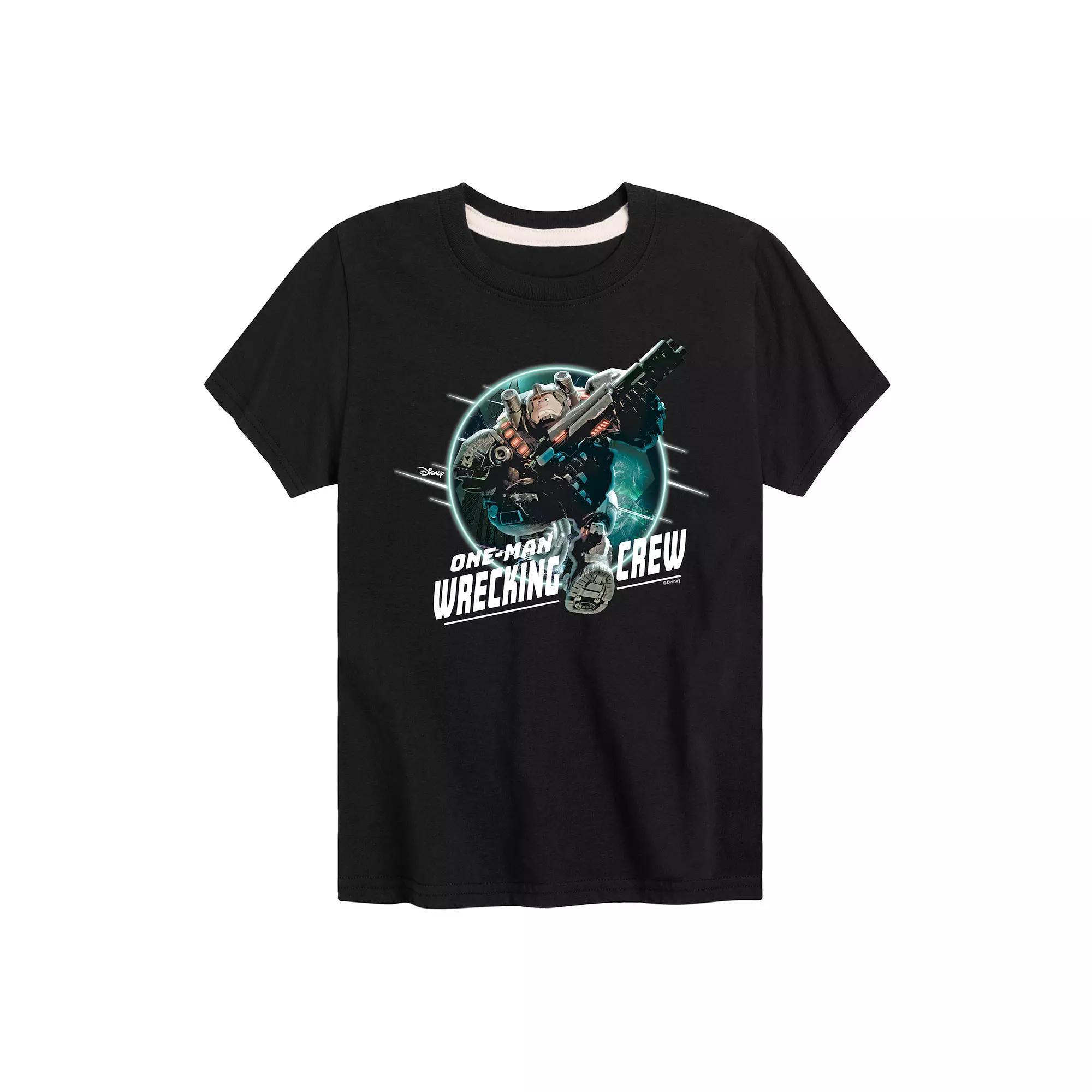 Disneys Wreck It Ralph One Man Wrecking Crew Graphic Tee, Boys Product Image