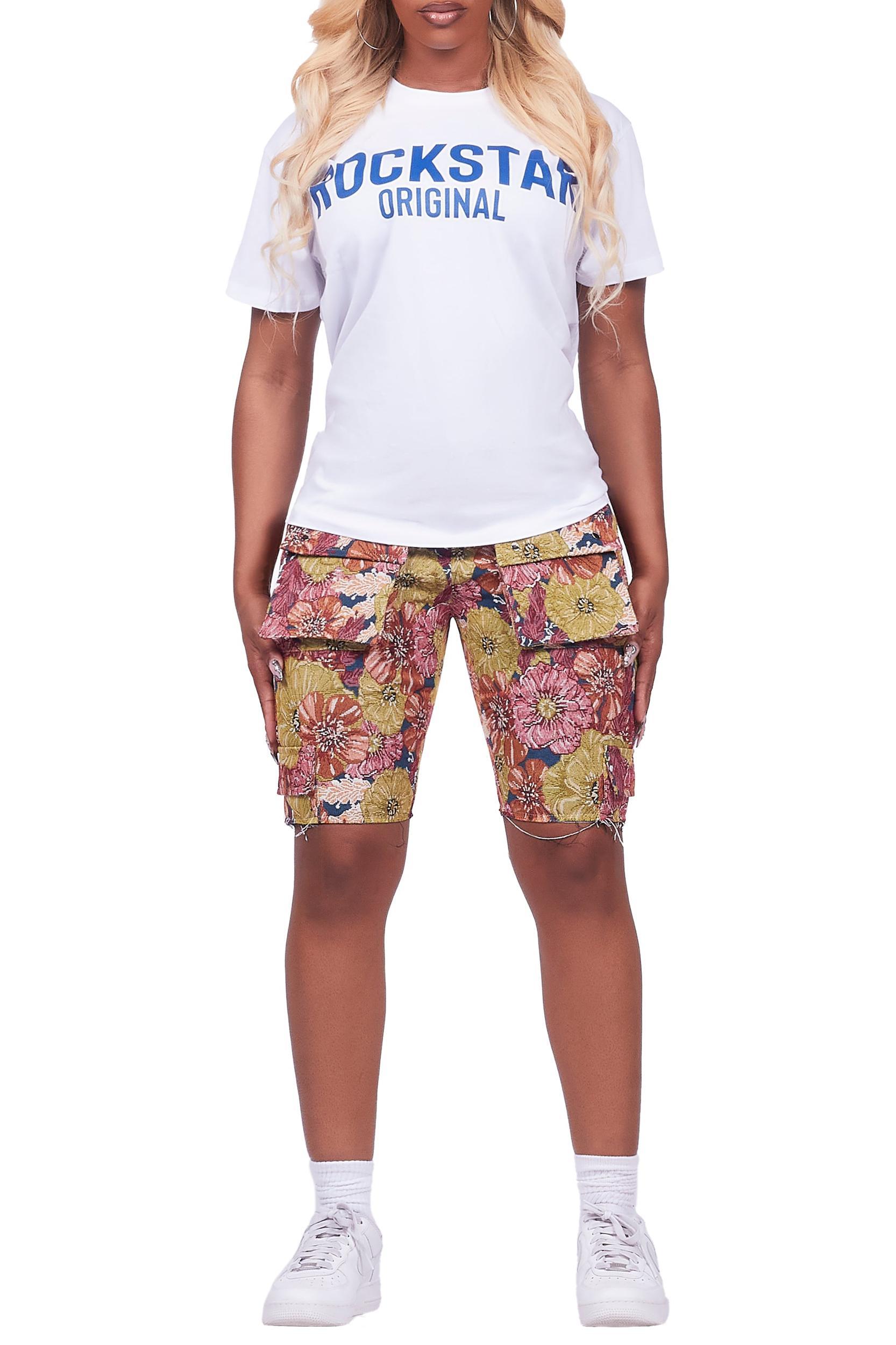 Sherita White/Multi T-Shirt Short Set Female Product Image