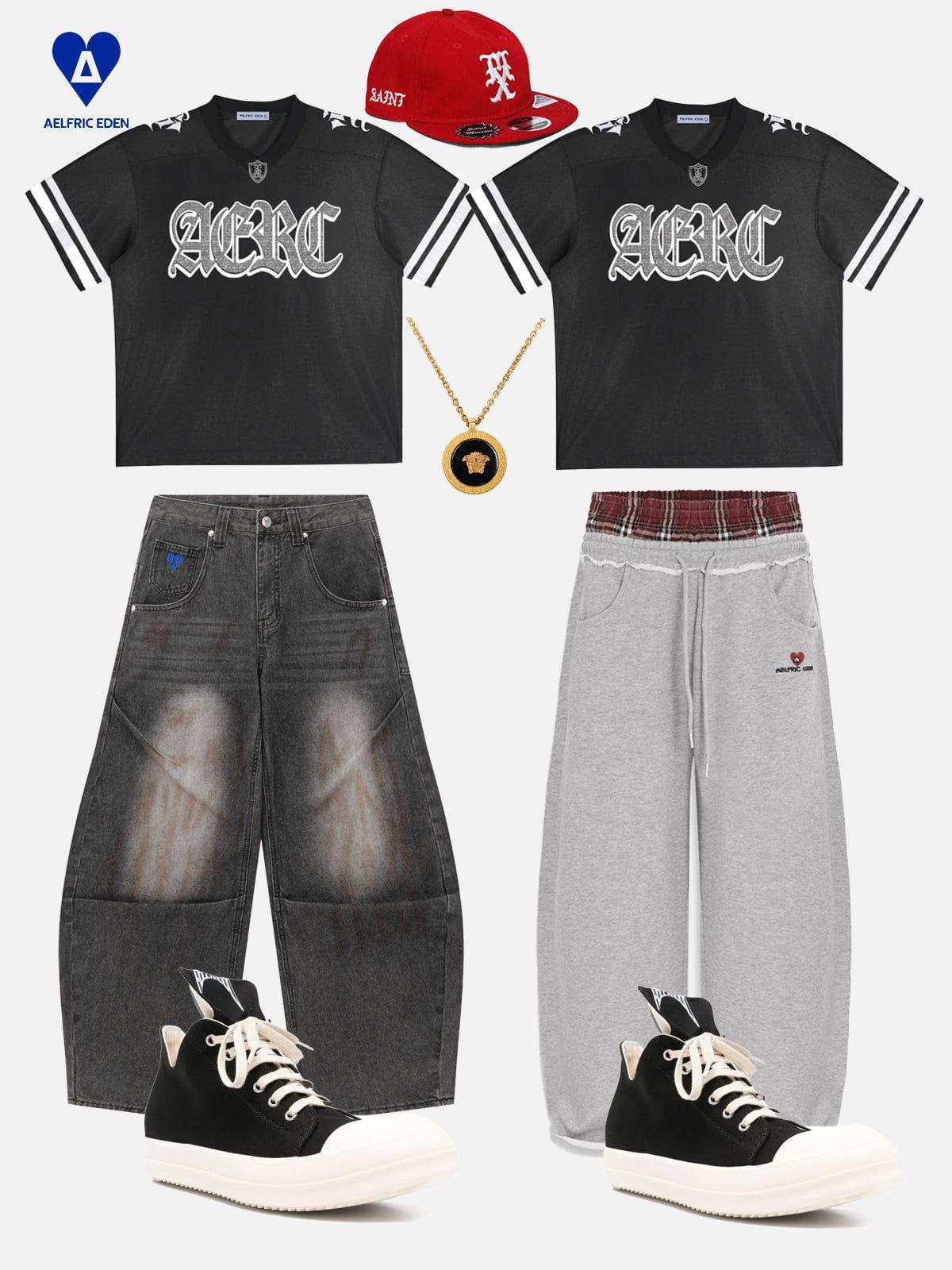Aelfric Eden Super Baggy Barrel Jeans Product Image