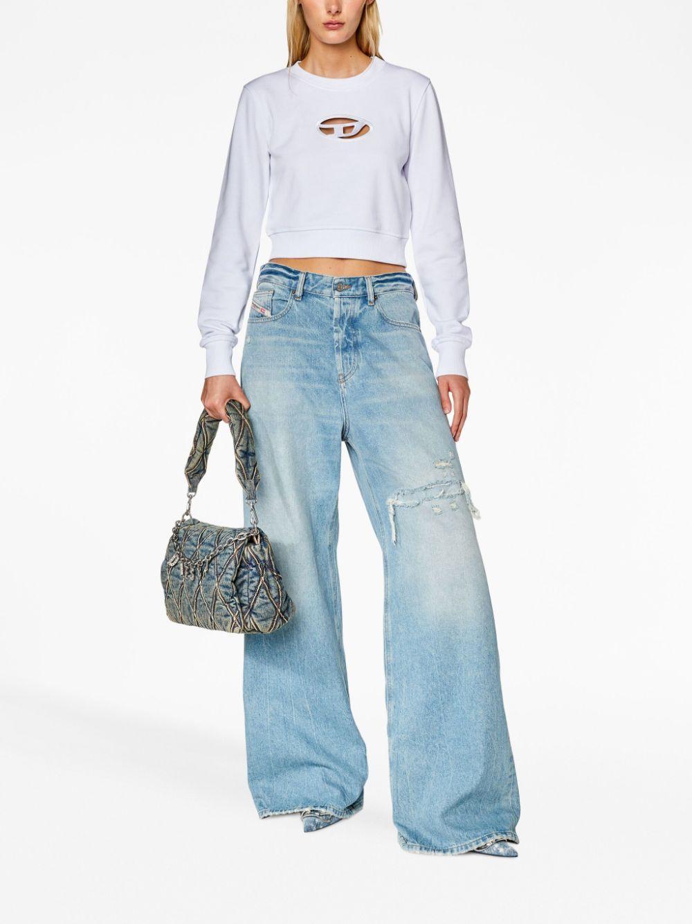 F-Slimmy-Od cropped sweatshirt Product Image
