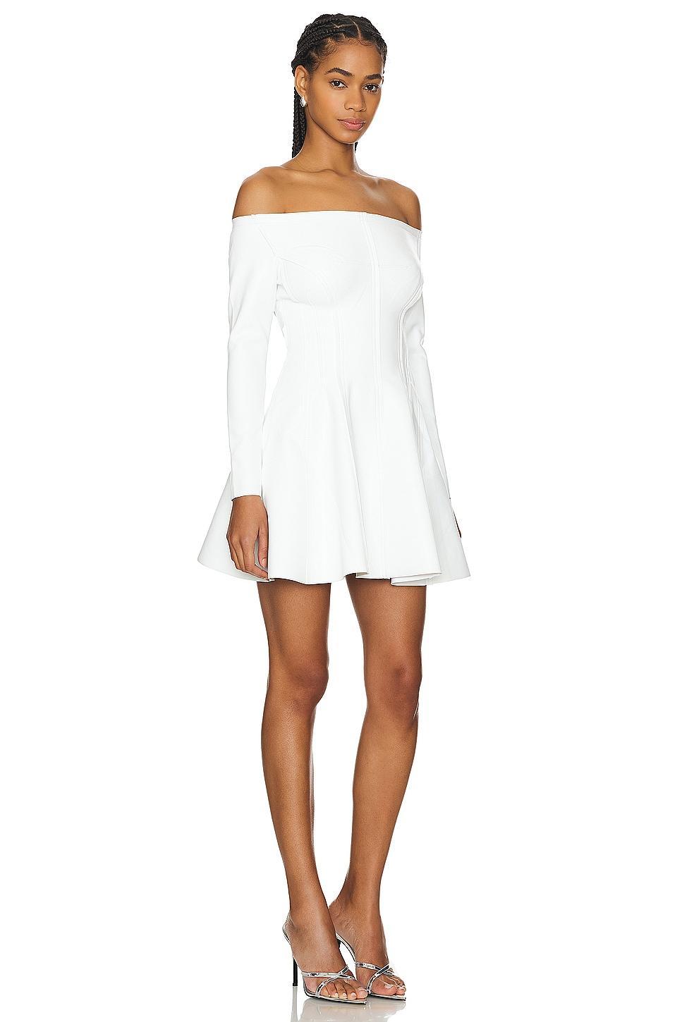 Off Shoulder Grace Mini Dress Norma Kamali Product Image