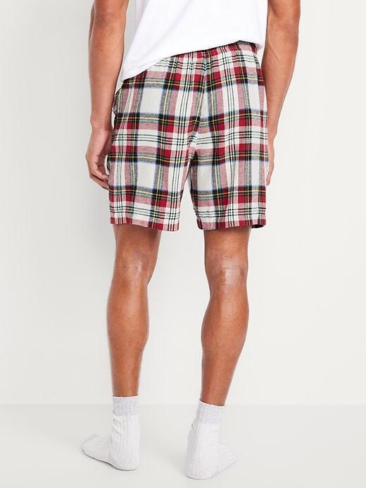Mid-Rise Flannel Pajama Pants for Women Product Image