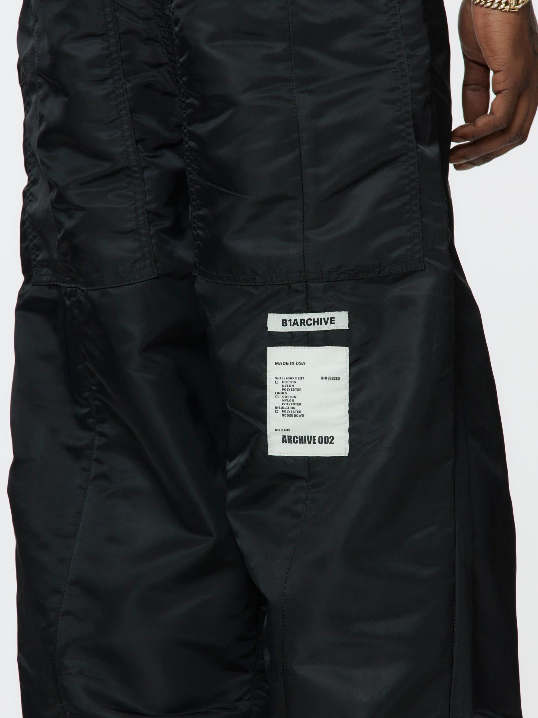 Wide Leg 5 Pocket Trouser (Black) Product Image