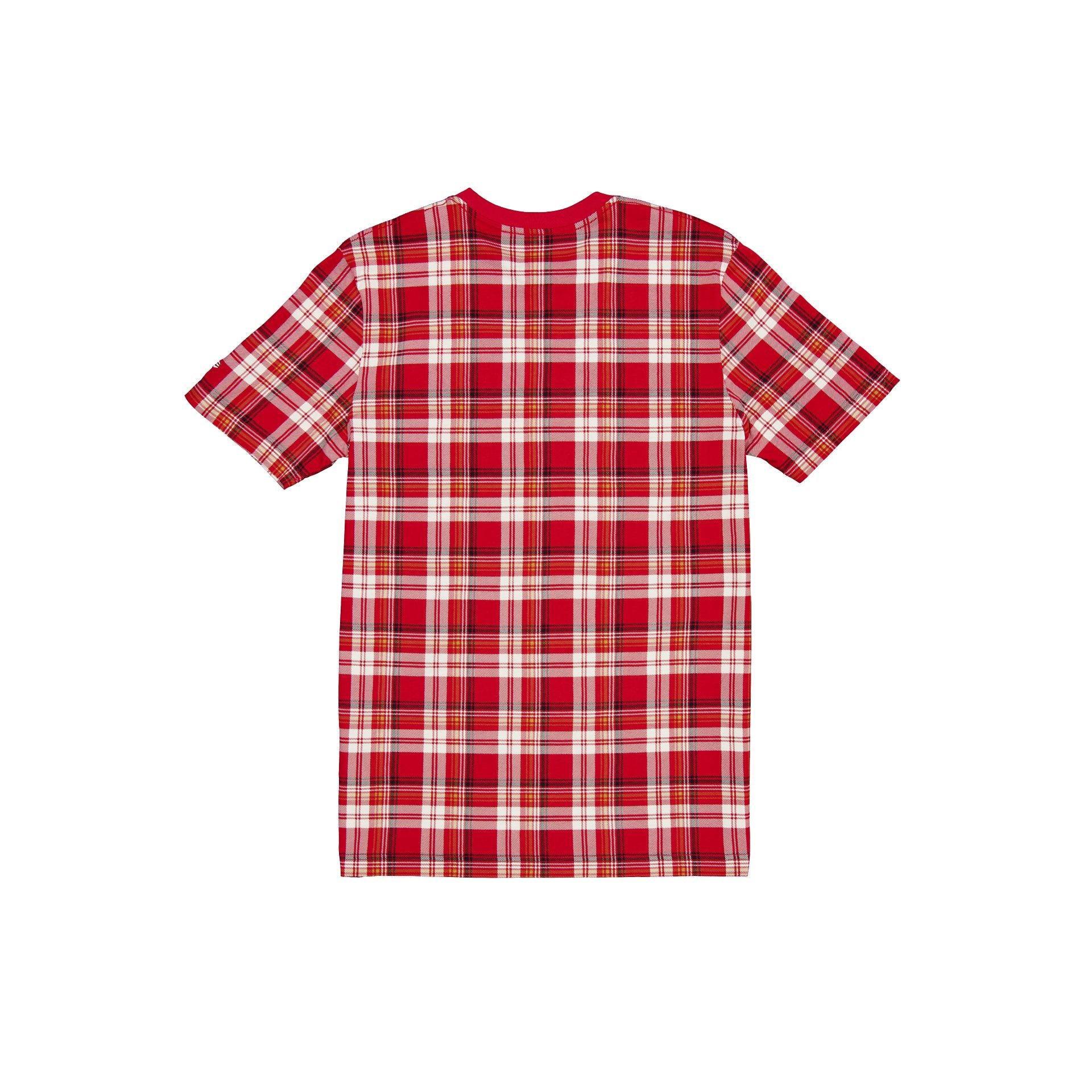 Miami Dolphins 3rd Down Plaid T-Shirt Male Product Image
