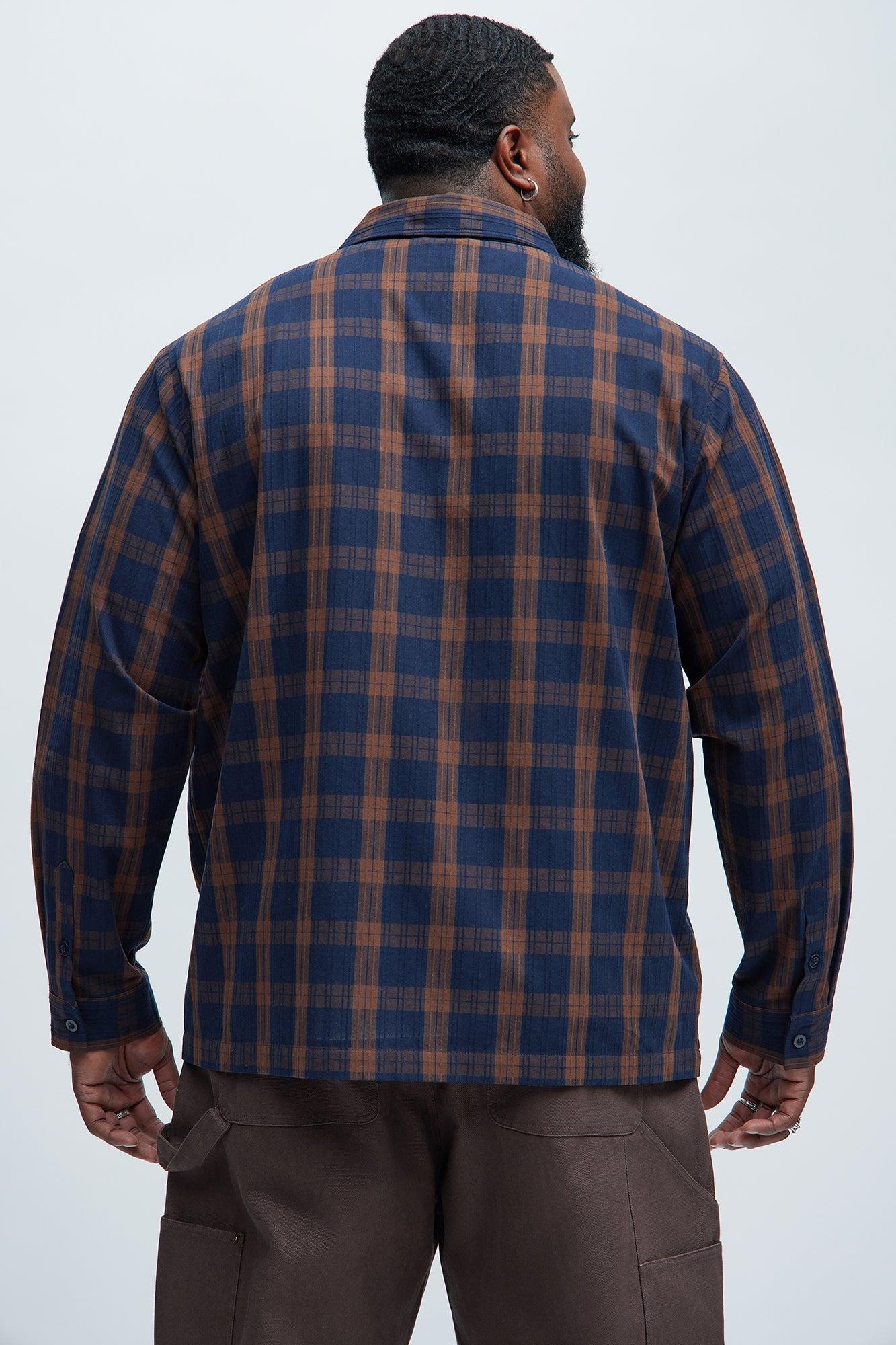 Edgar Plaid Shirt - Brown Combo Product Image