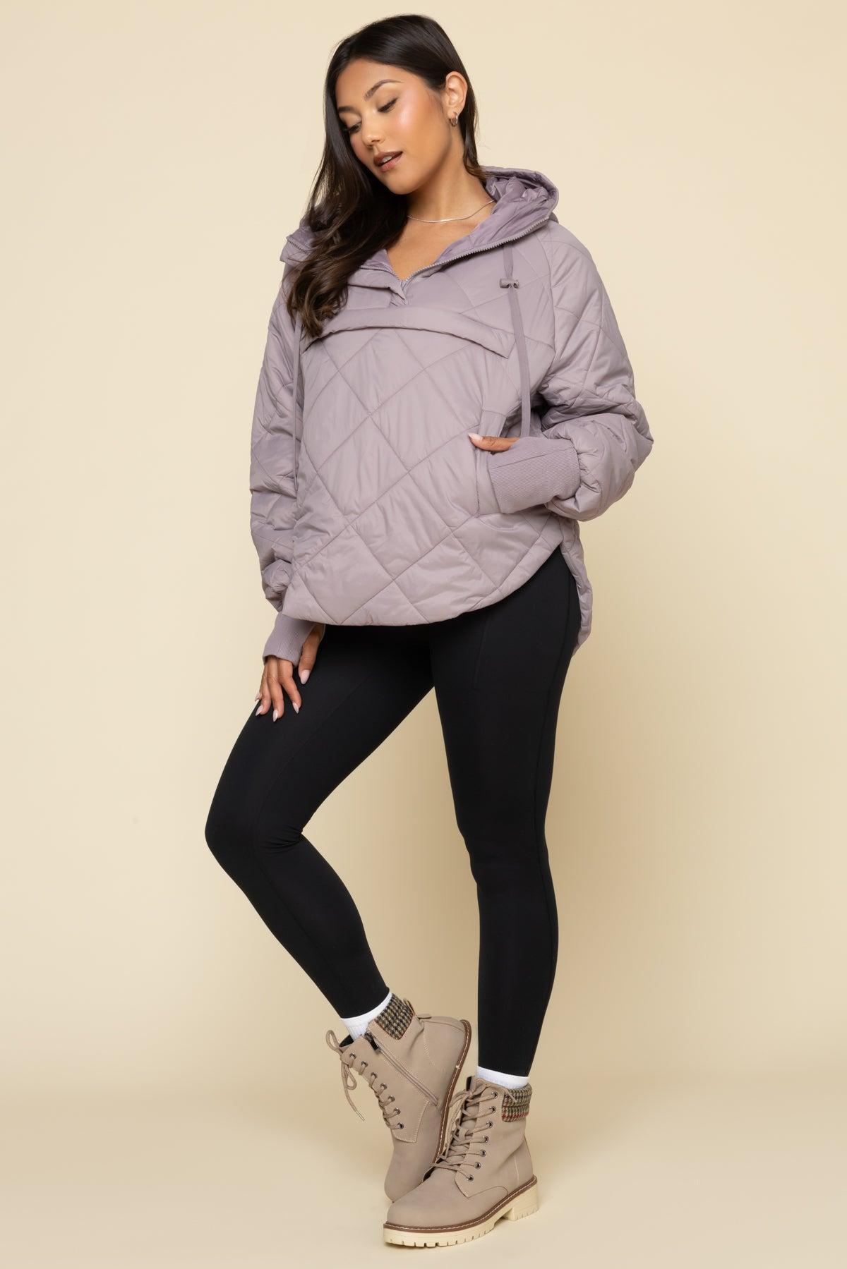 Pillow Packable Puffer Jacket - Crimson Product Image