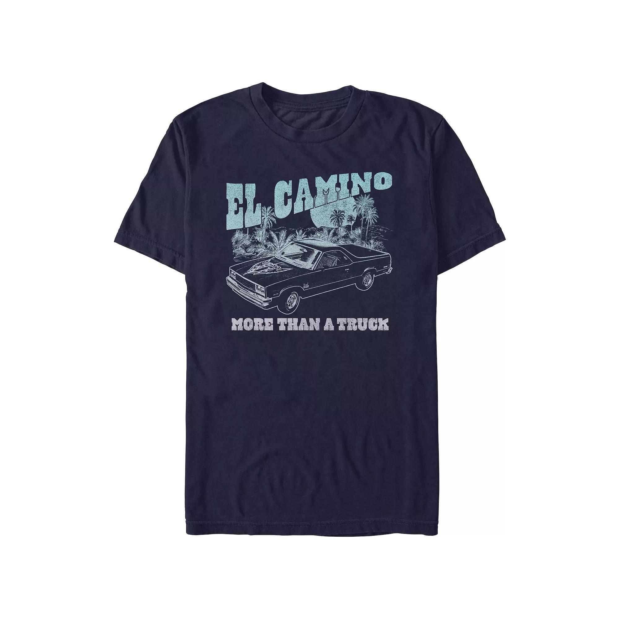Mens El Camino More Than A Truck Graphic Tee Blue Product Image