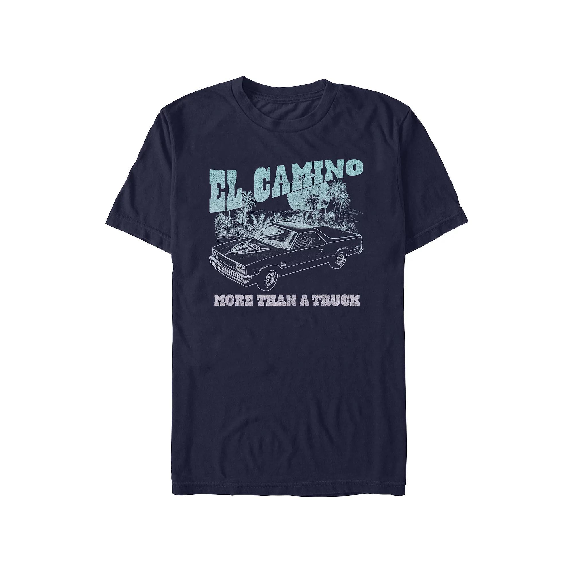 Mens El Camino More Than A Truck Graphic Tee Blue Product Image