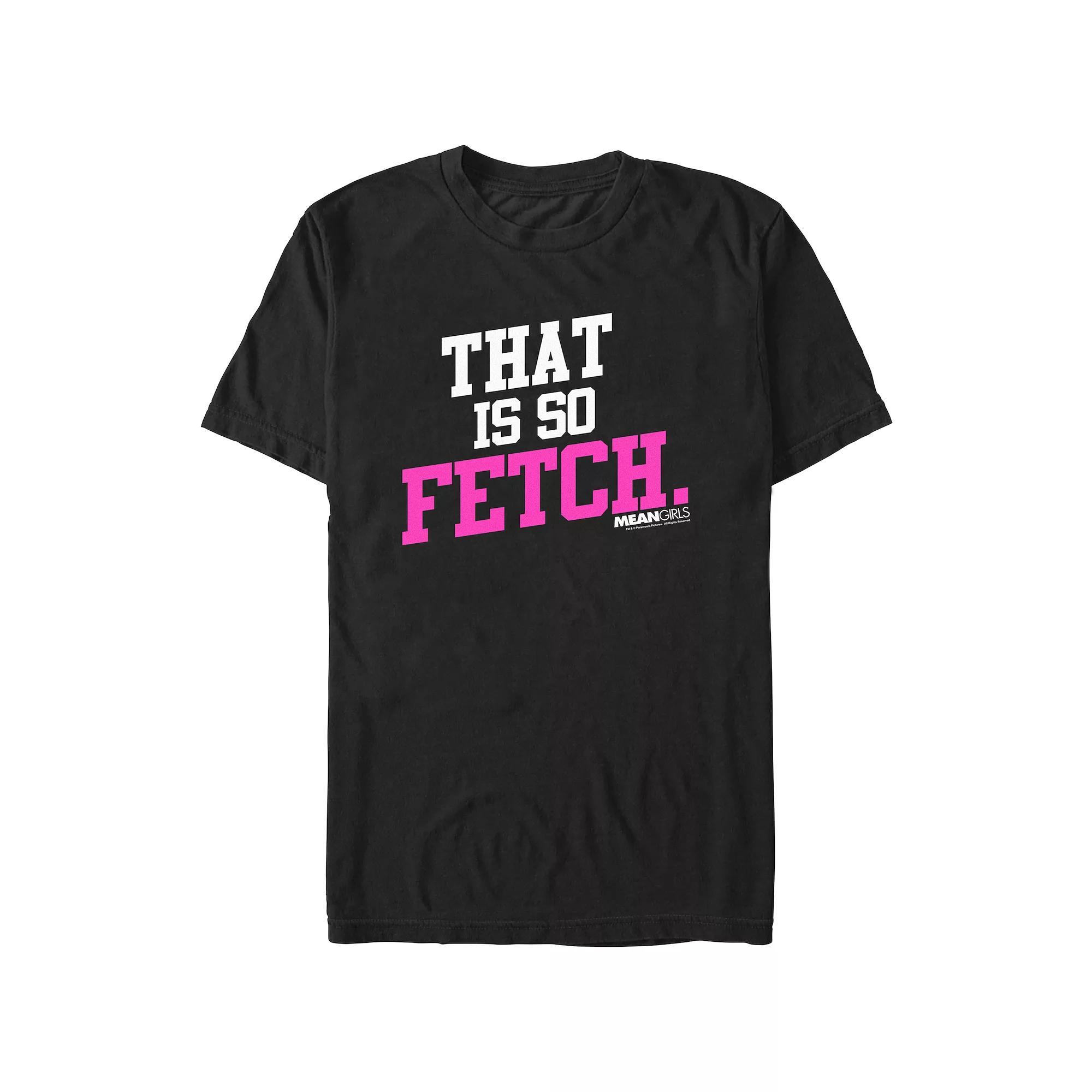 Men's Mean Girls That Is So Fetch Graphic Tee, Size: Medium, Black Product Image