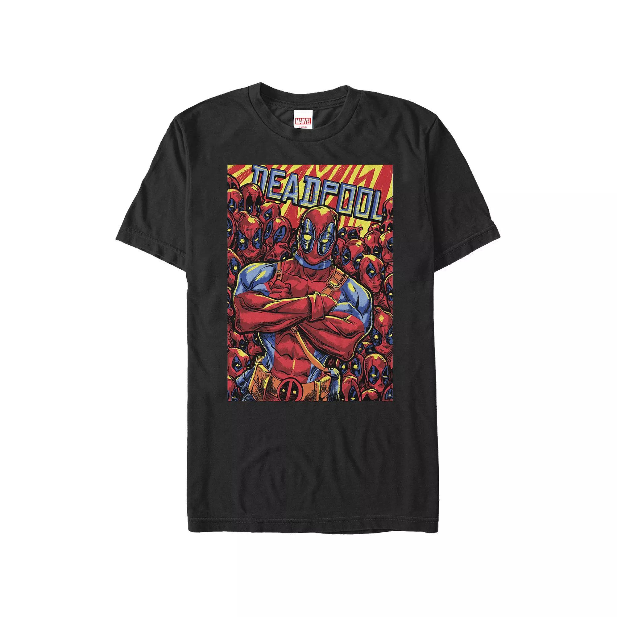 Big & Tall Marvel Deadpool Pool Poster Graphic Tee, Men's, Size: Medium Tall, Black Product Image