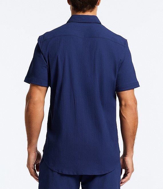 Robert Graham Thresher Stretch Seersucker Short Sleeve Woven Shirt Product Image