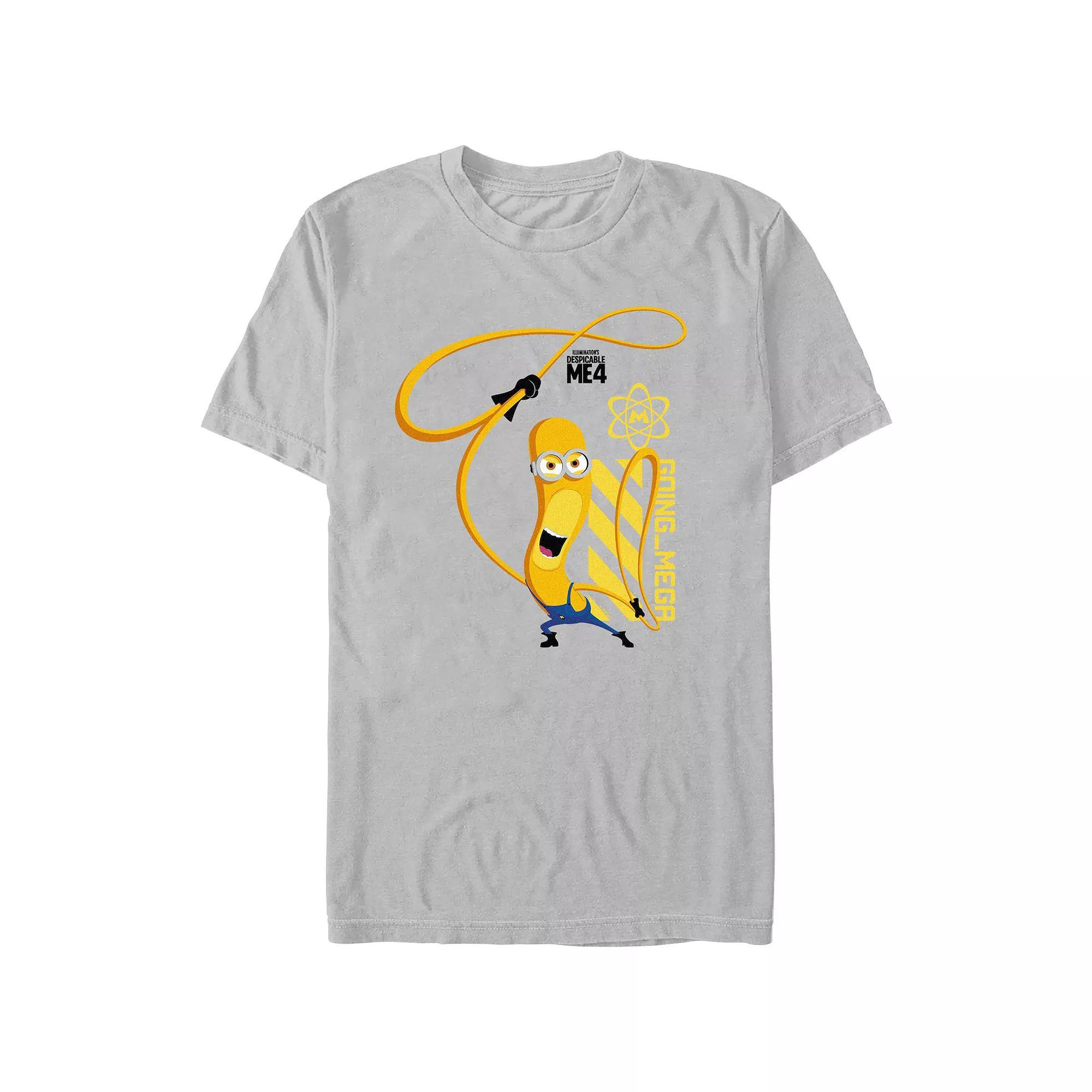 Men's Despicable Me 4 Going Mega Tim Graphic Tee, Size: XXL, Silver Product Image