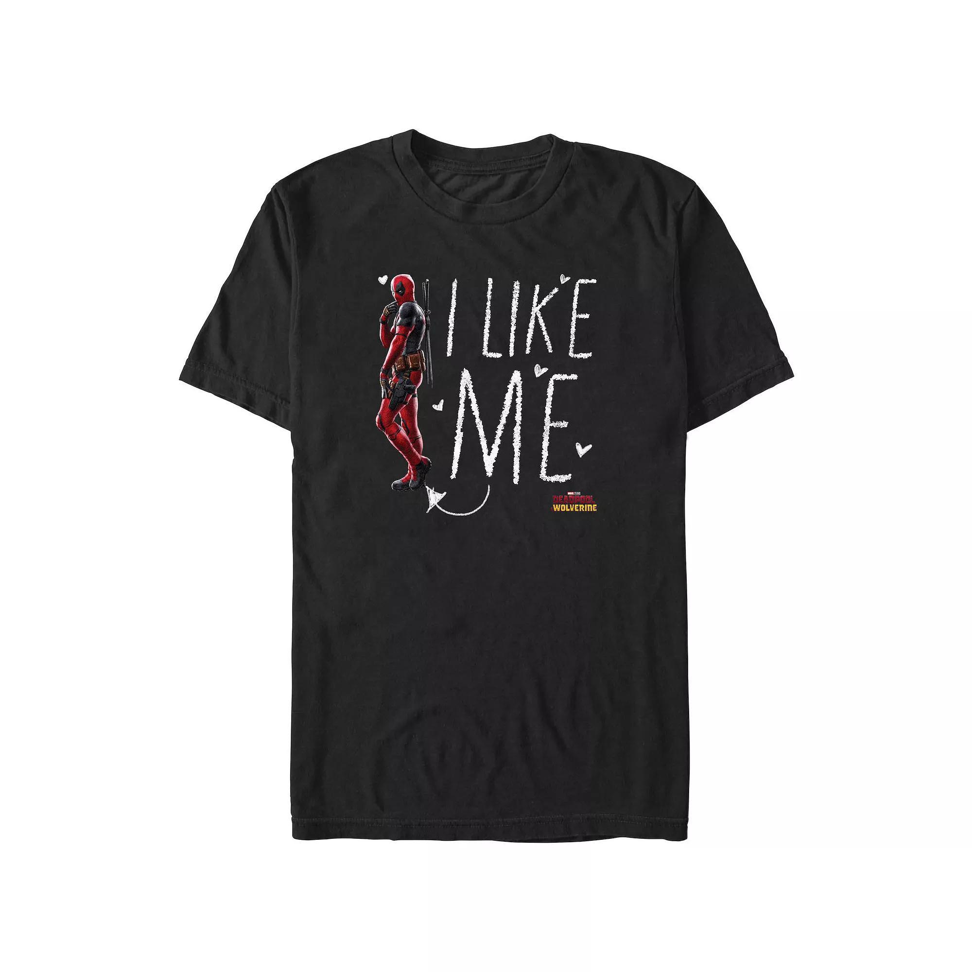 Big & Tall Marvel Deadpool & Wolverine I Like Me Graphic Tee, Men's, Size: Medium Tall, Black Product Image