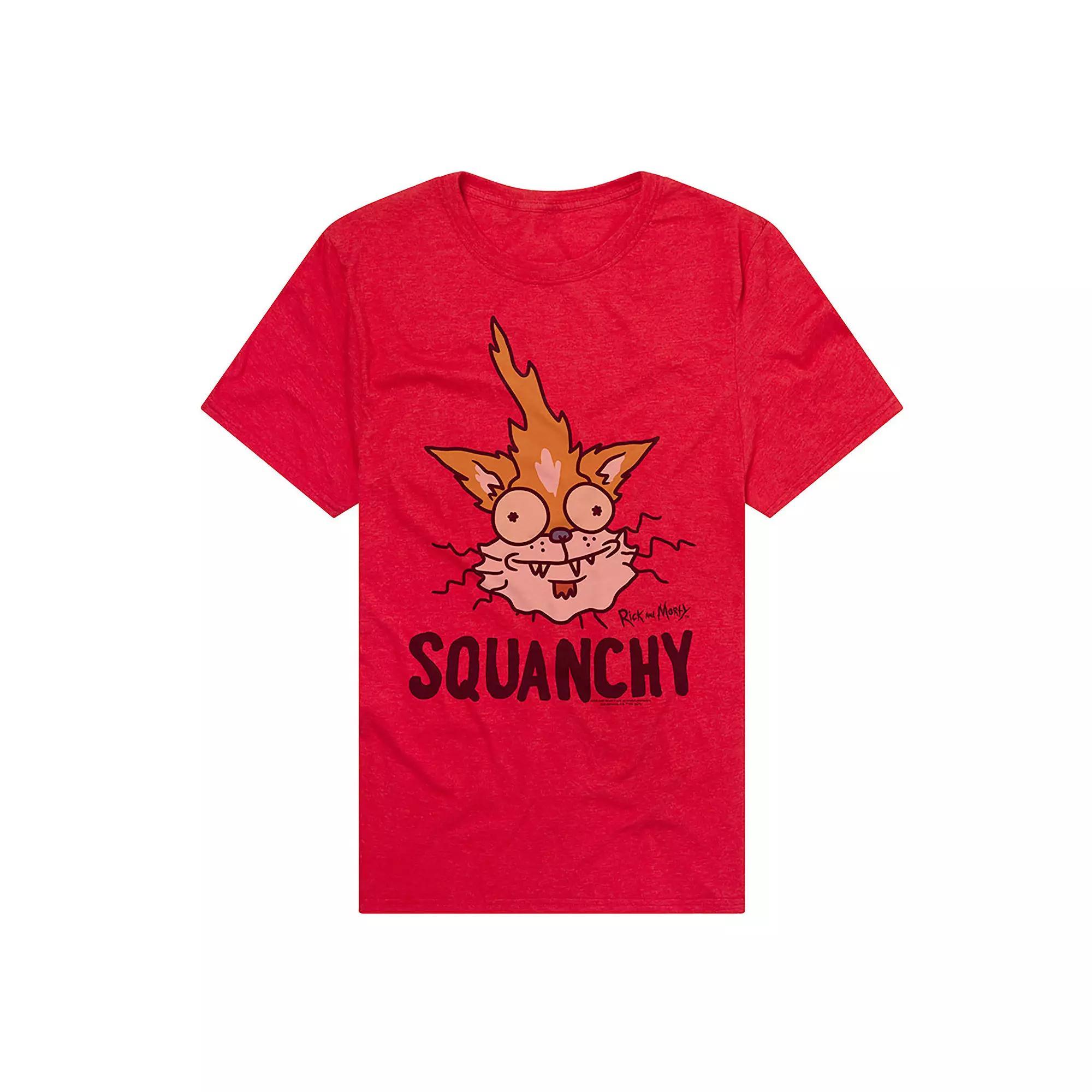 Men's Squanchy Rick & Morty Graphic Tee, Size: Large, Red Product Image