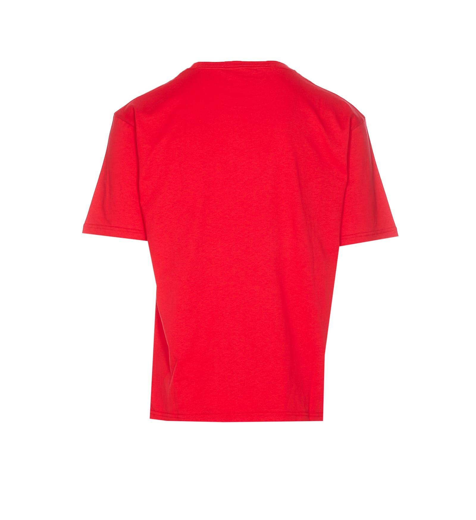 VALENTINO T-shirt Logo In Red Product Image