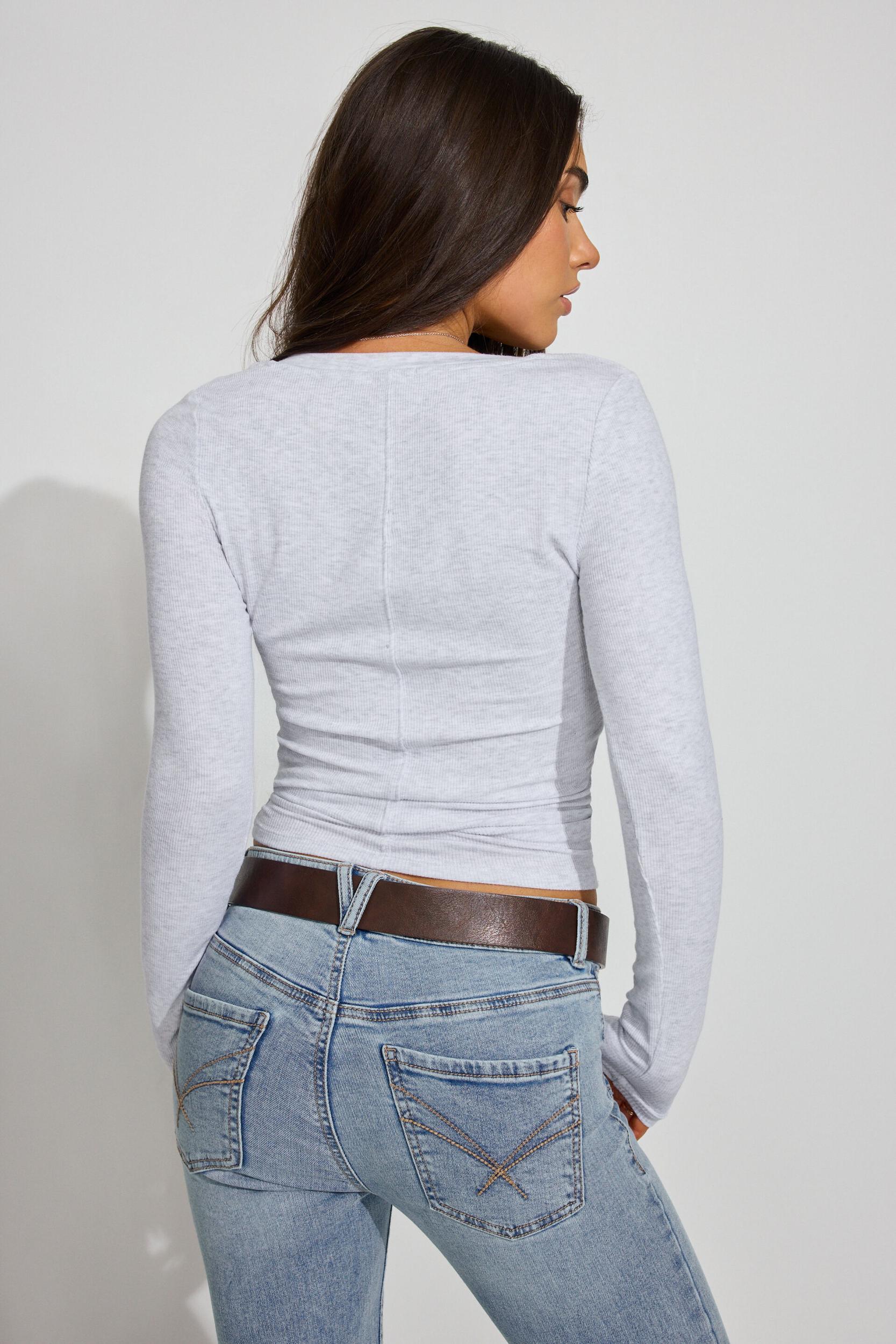 Cozy Boat Neck Long Sleeve Top Product Image