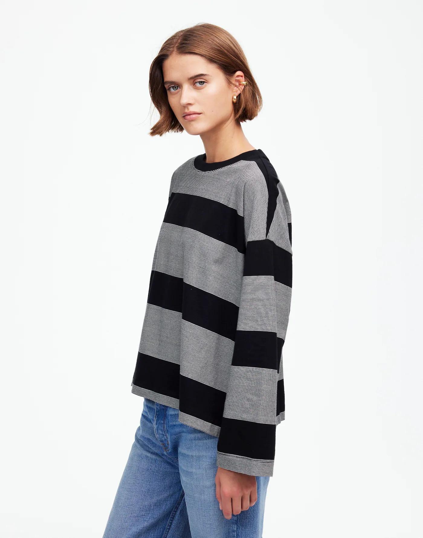 Easy Crewneck Long-Sleeve Tee Product Image