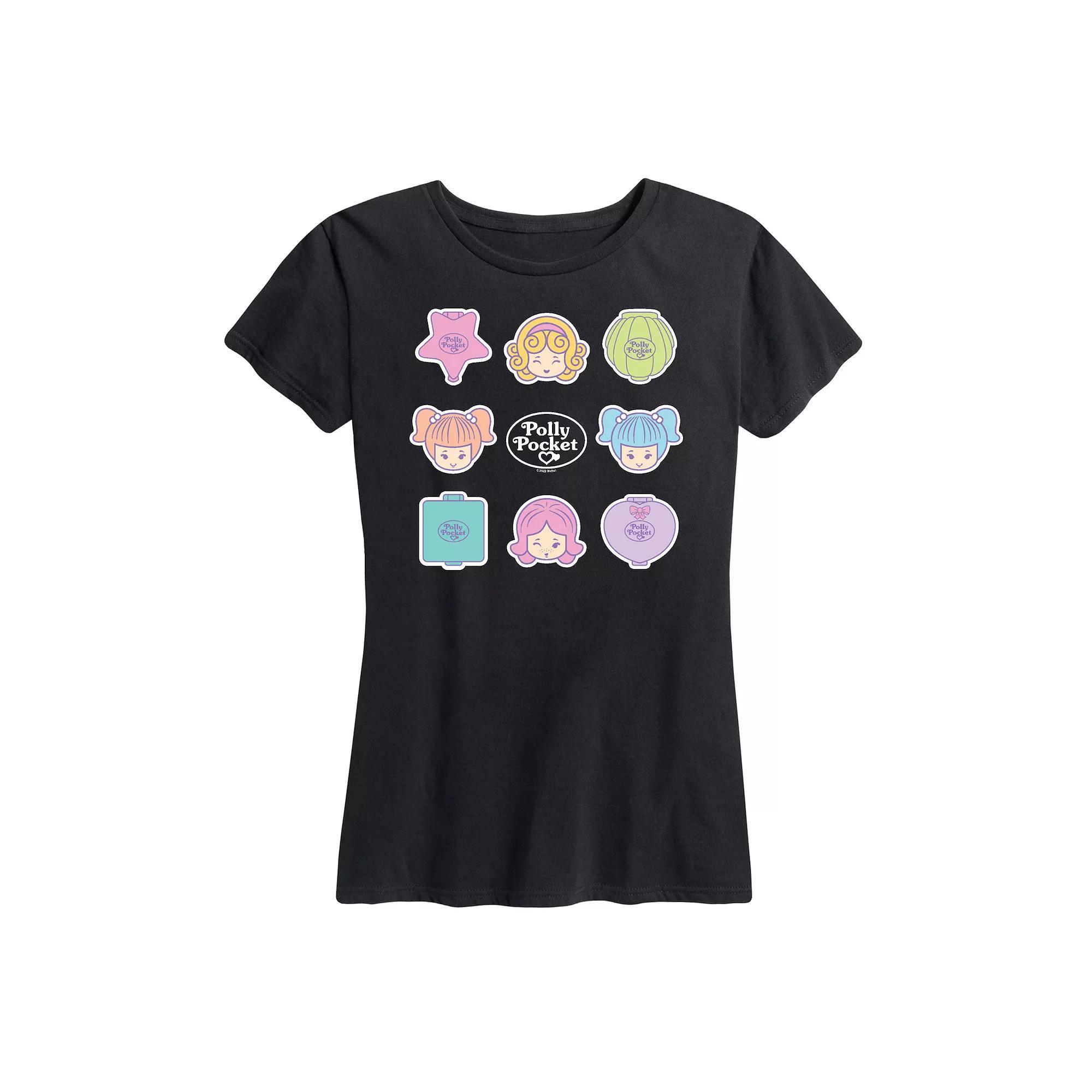 Womens Polly Pocket Grid Graphic Tee Product Image