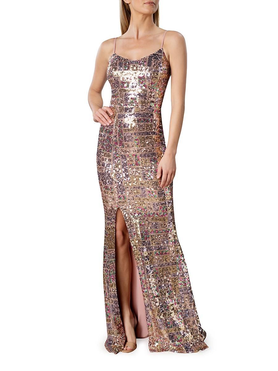 Womens Giovanna Sequined Gown Product Image