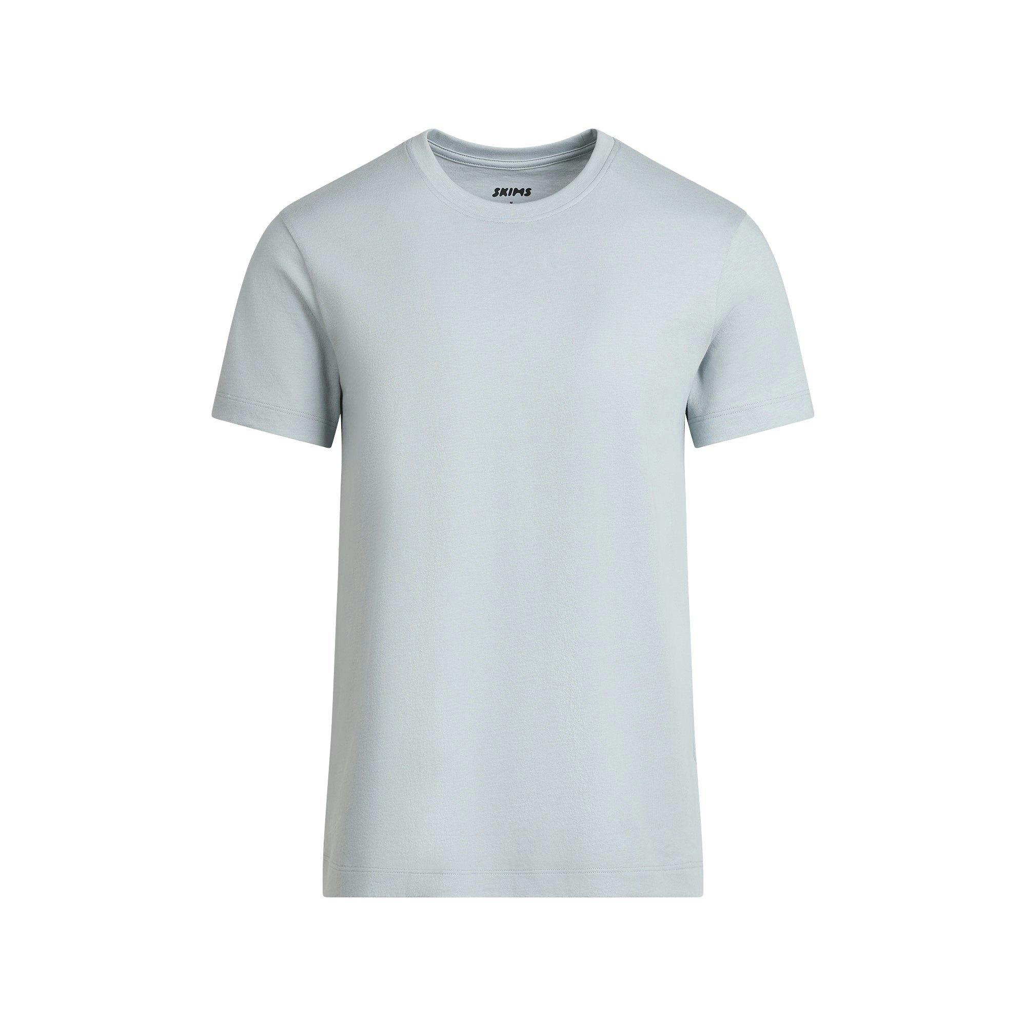 SKIMS COTTON MENS CLASSIC T-SHIRT | MERCURY Product Image