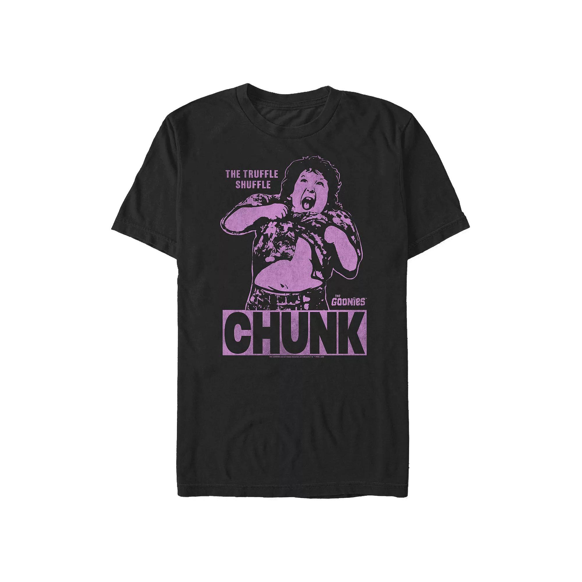 Men's The Goonies Chunk The Truffle Shuffle Graphic Tee, Size: Large, Black Product Image