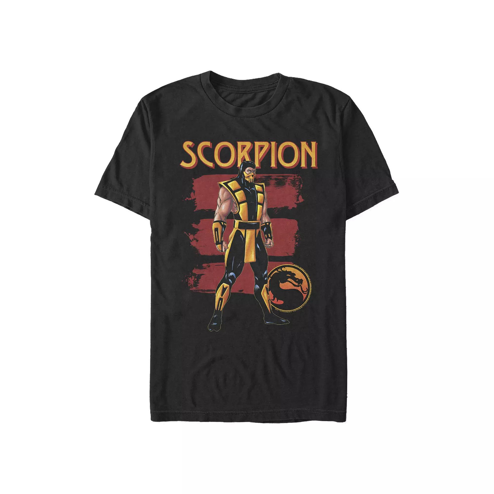 Men's Mortal Kombat SCORPION Graphic Tee, Size: XL, Black Product Image