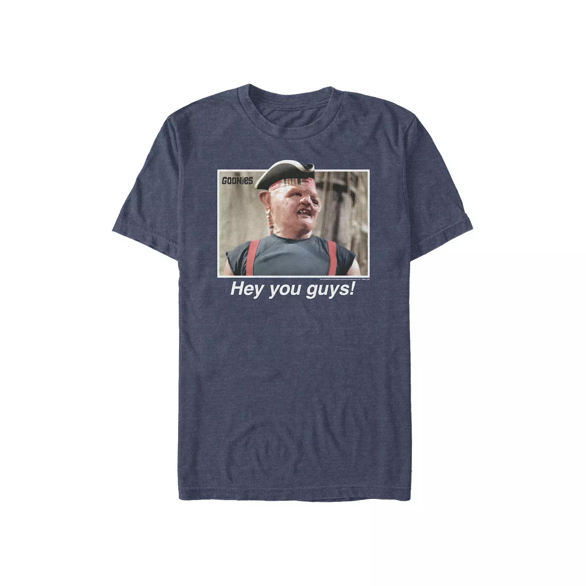 Men's The Goonies Sloth Hey You Guys Graphic Tee, Size: Medium, Black Product Image