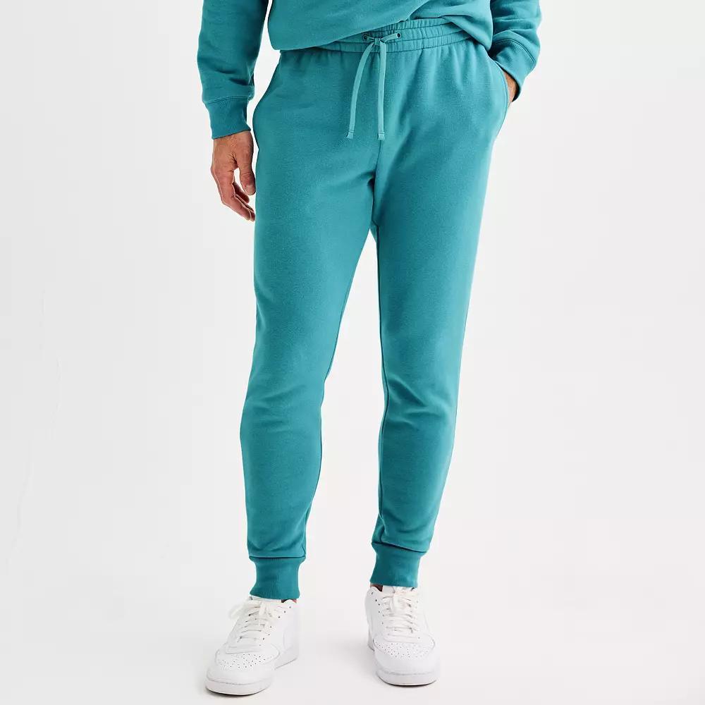 Men's Tek Gear® Ultra Soft Fleece Midweight Joggers, Size: XL, West Bay Blue Product Image