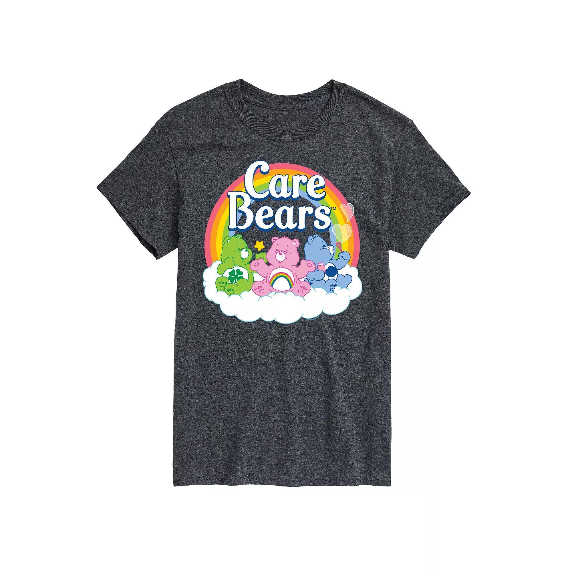 Mens Care Bears Logo Group Graphic Tee Product Image