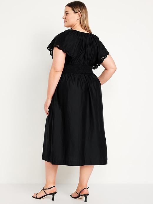 Waist-Defined Midi Dress Product Image