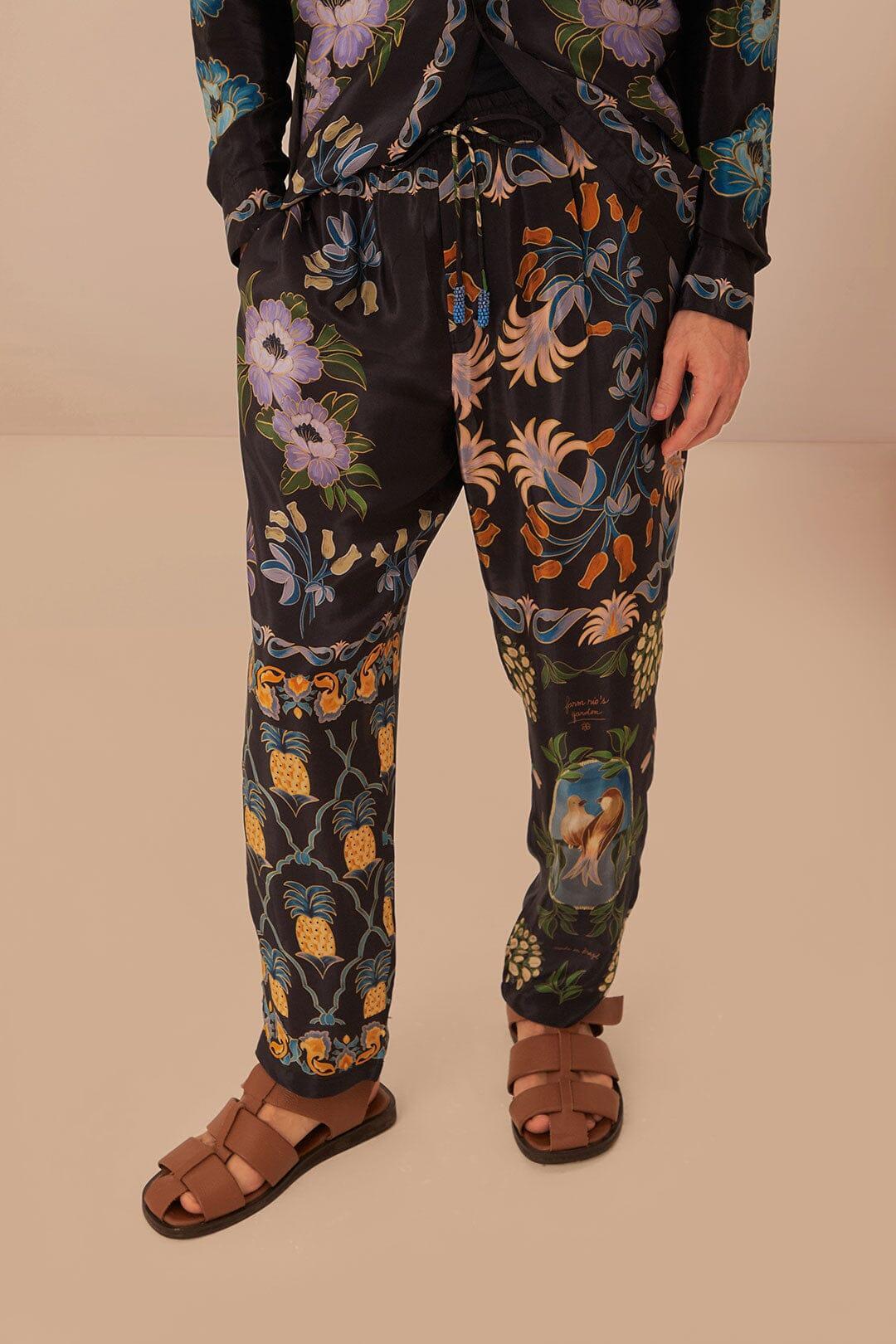 Black Winter Garden Pants Product Image