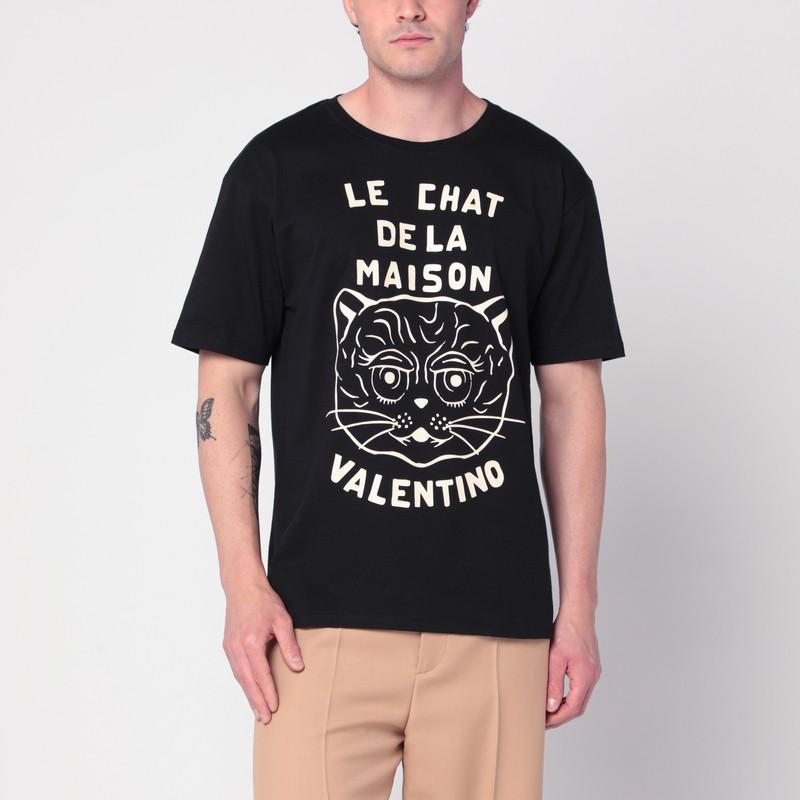 VALENTINO T-shirt Logo In Red Product Image