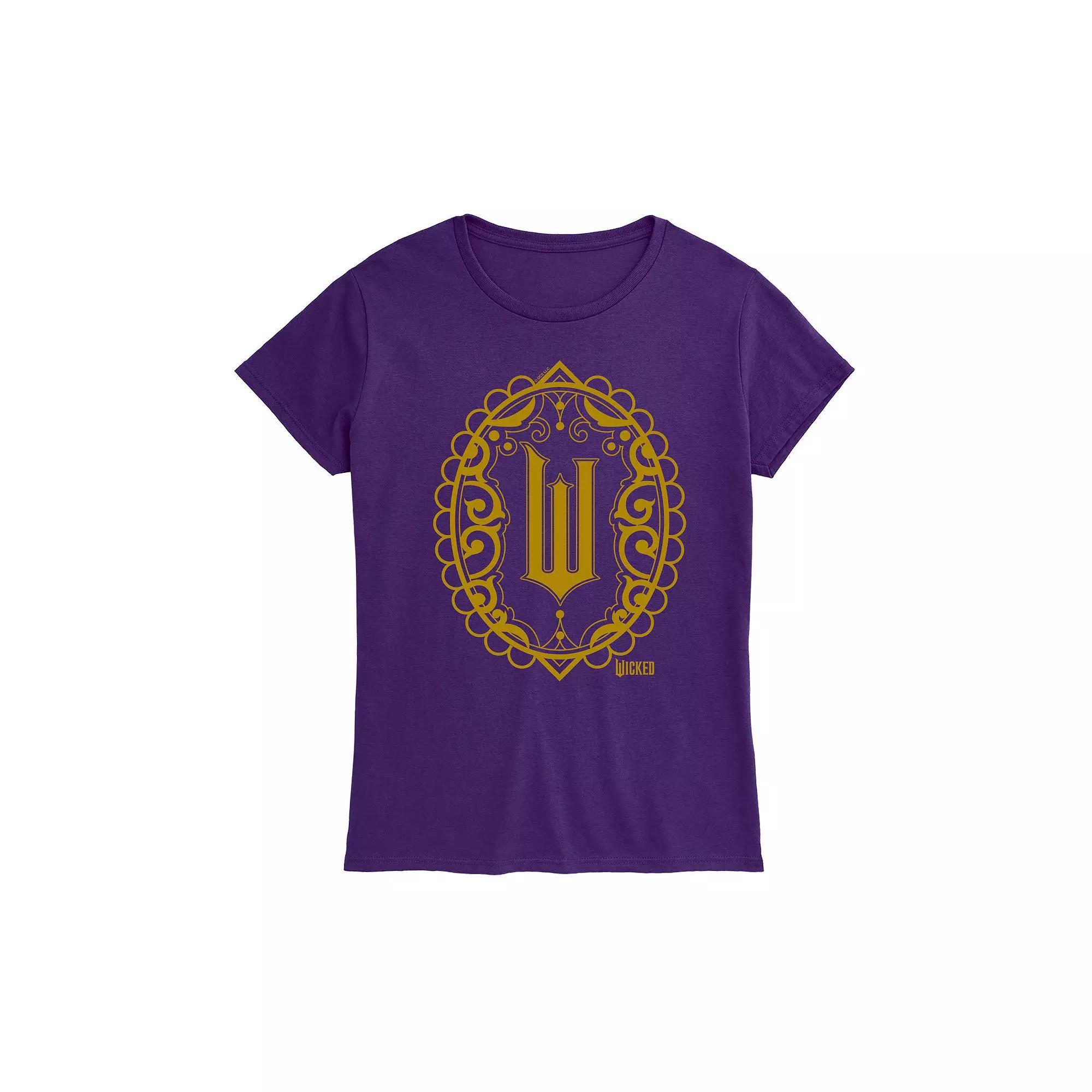 Women's Wicked Logo Graphic Tee, Size: Medium, Purple Product Image