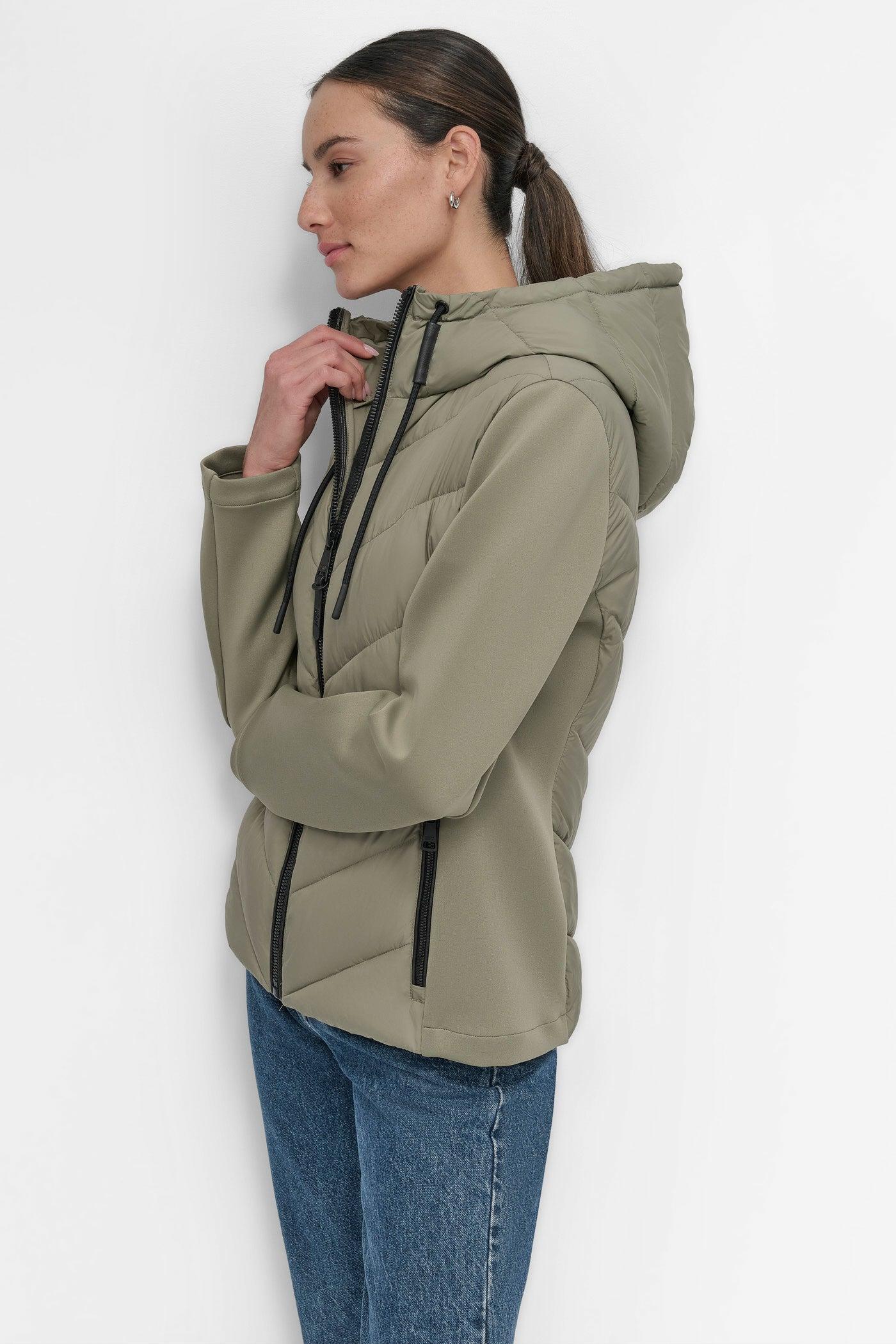MIXED MEDIA LIGHT WEIGHT PUFFER Product Image