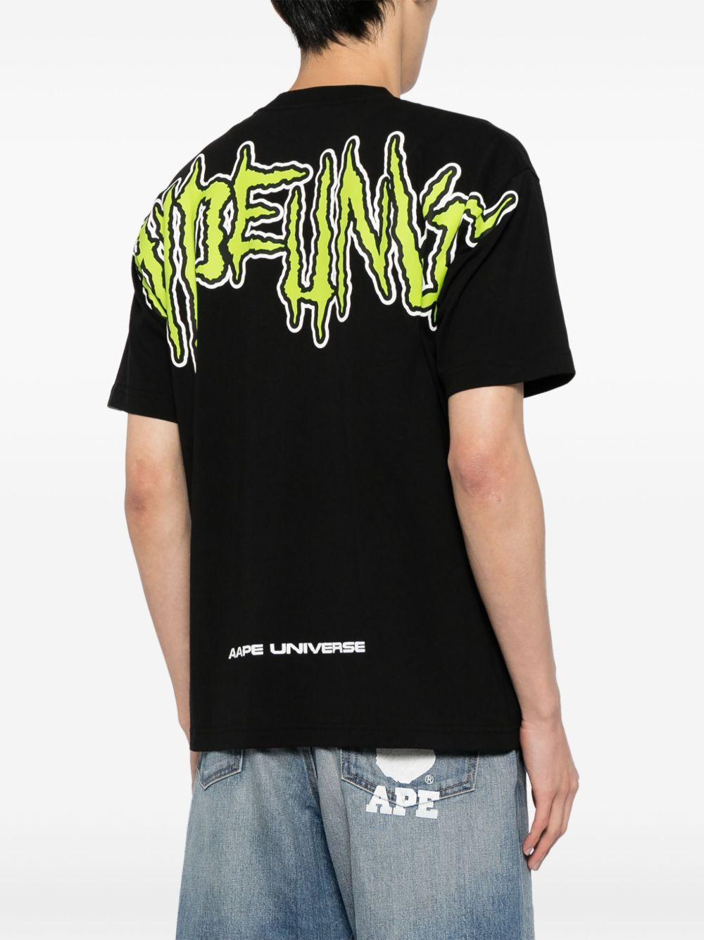 logo-printed cotton T-shirt Product Image
