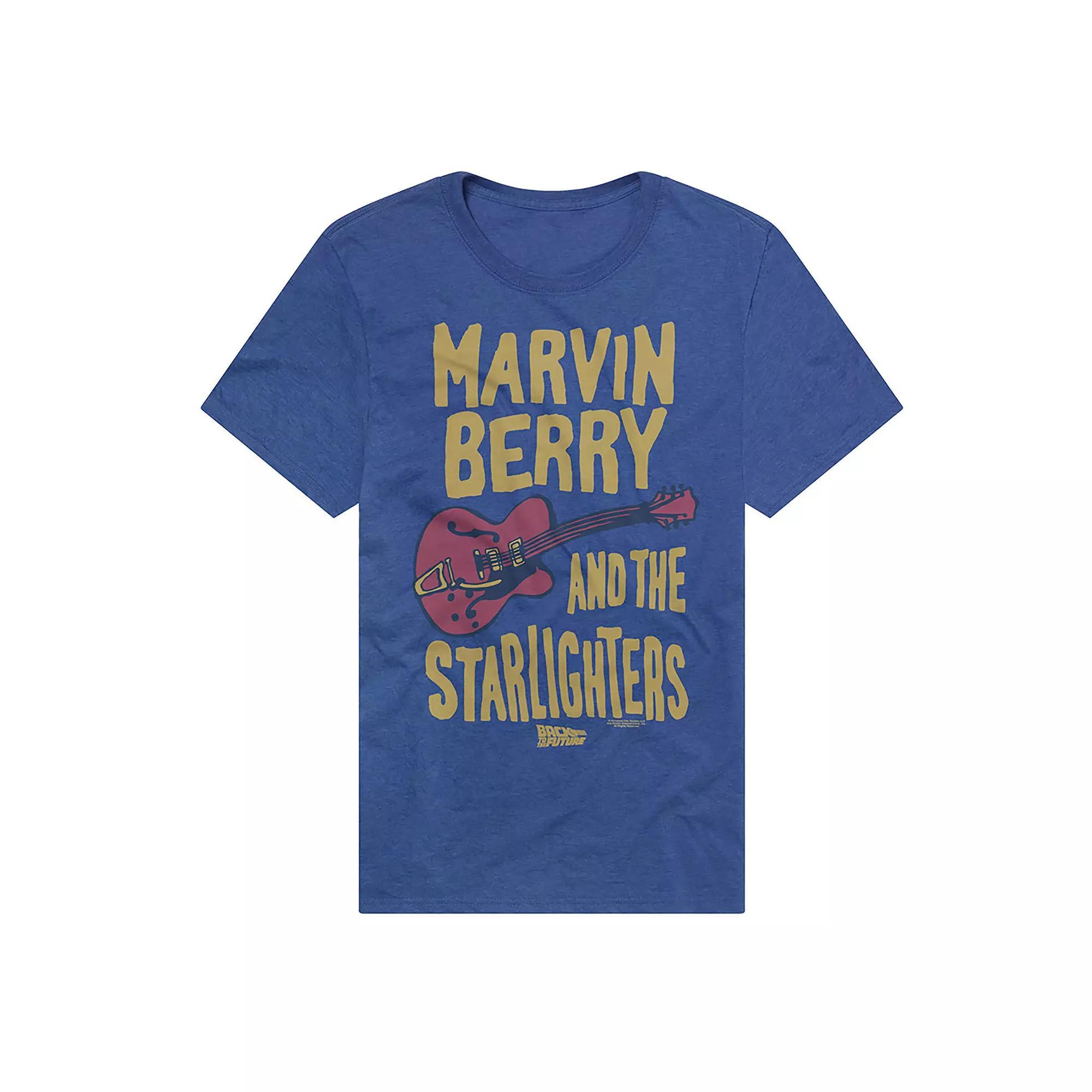Men's Back To The Future The Starlighters T-Shirt, Size: Medium, Royal Product Image