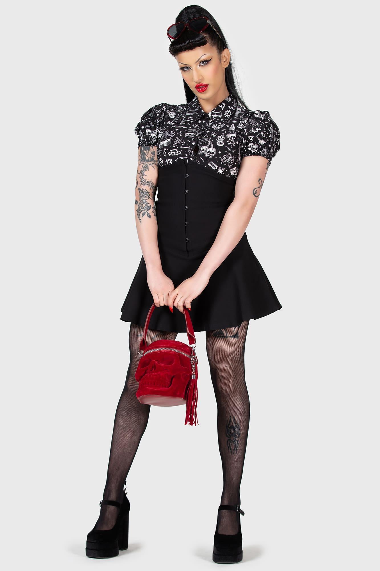 Daddy-O Corset Mini Skirt Female Product Image